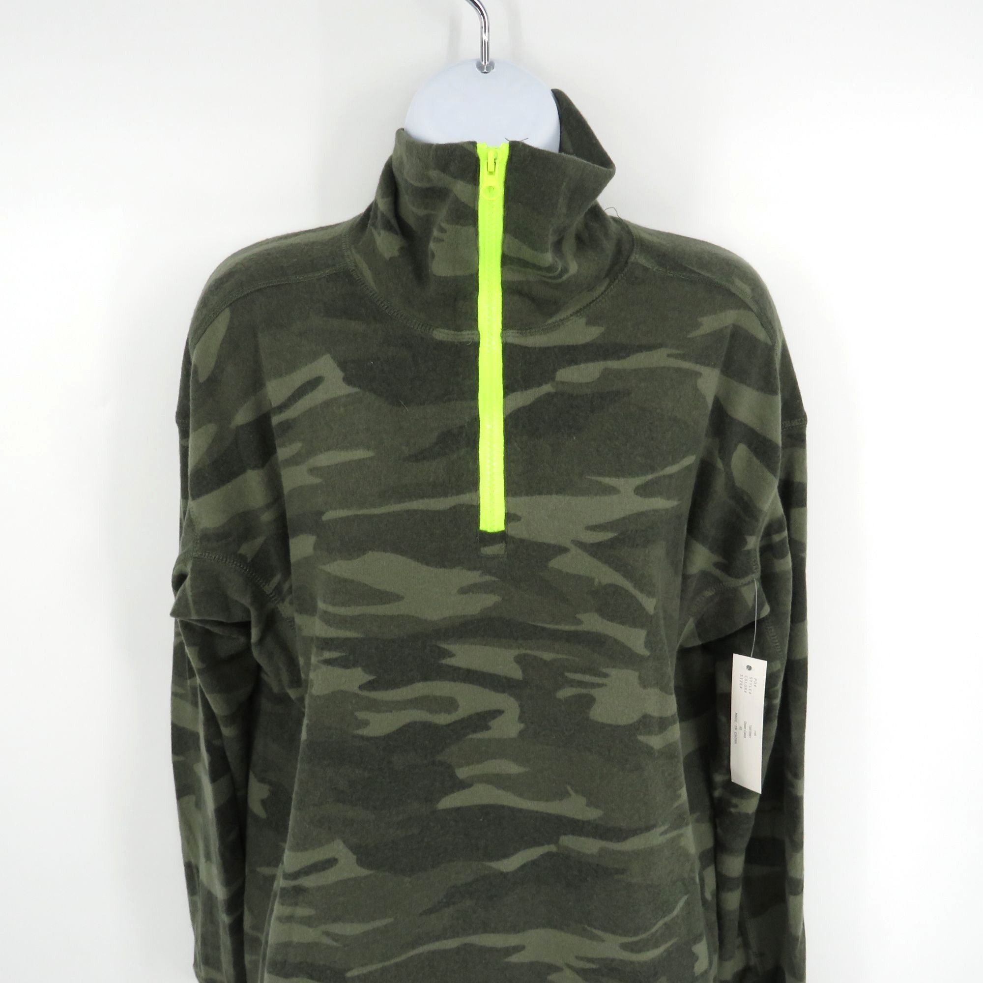 Other Theo & Spence Women's Camo Pullover 1/4 Zip LOng Sleeve XS N Size XS / US 0-2 / IT 36-38 - 3 Thumbnail