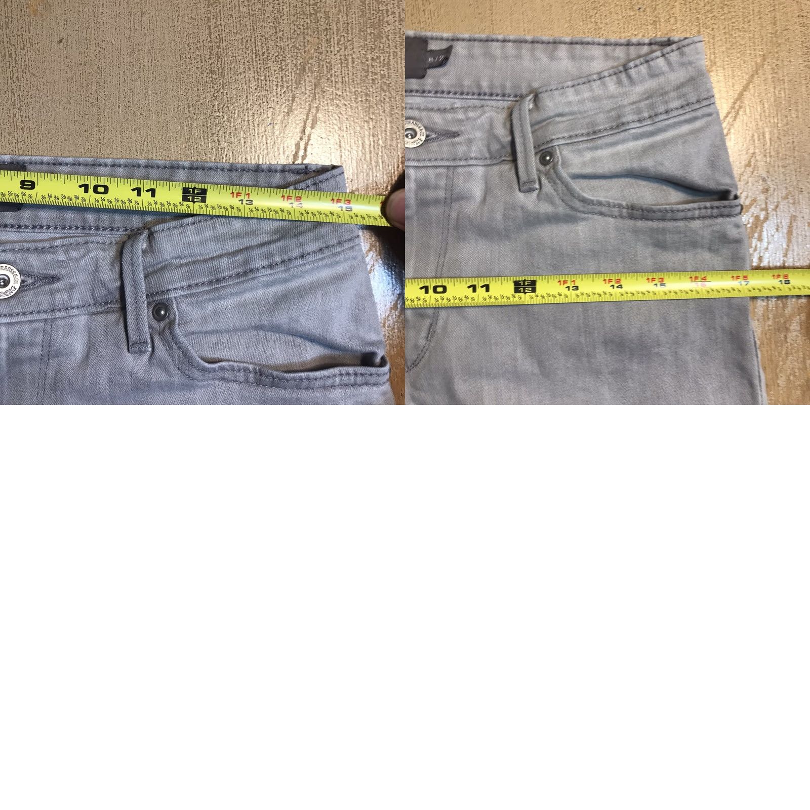 Levi's Levi's Demi Curve Cut Off Shorts Faded Gray Denim Womens Tag 29 Raw Hem 5-Pocket 3in Inseam Regular Rise 9in Vintage No Size 29" - 8 Thumbnail