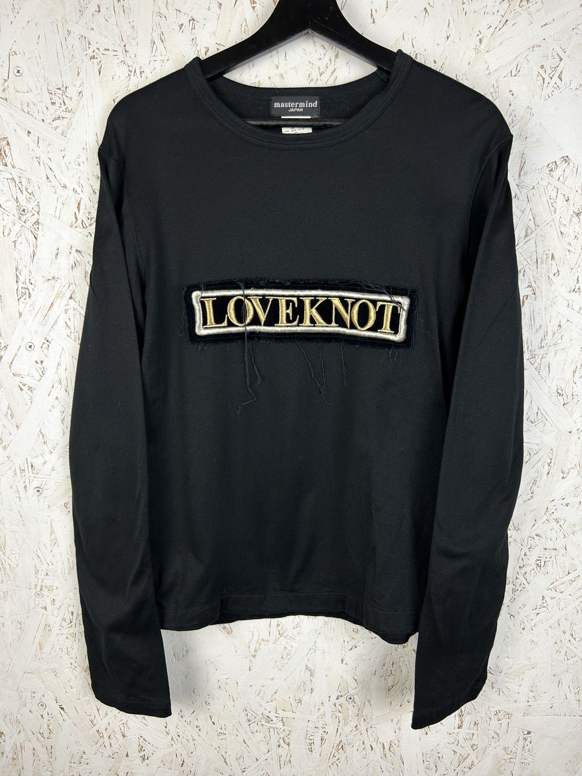 Mastermind Japan Vintage Mastermind Japan Love Knot Veour Logo Long Sleeve S Size US S / EU 44-46 / 1 - 1 Thumbnail