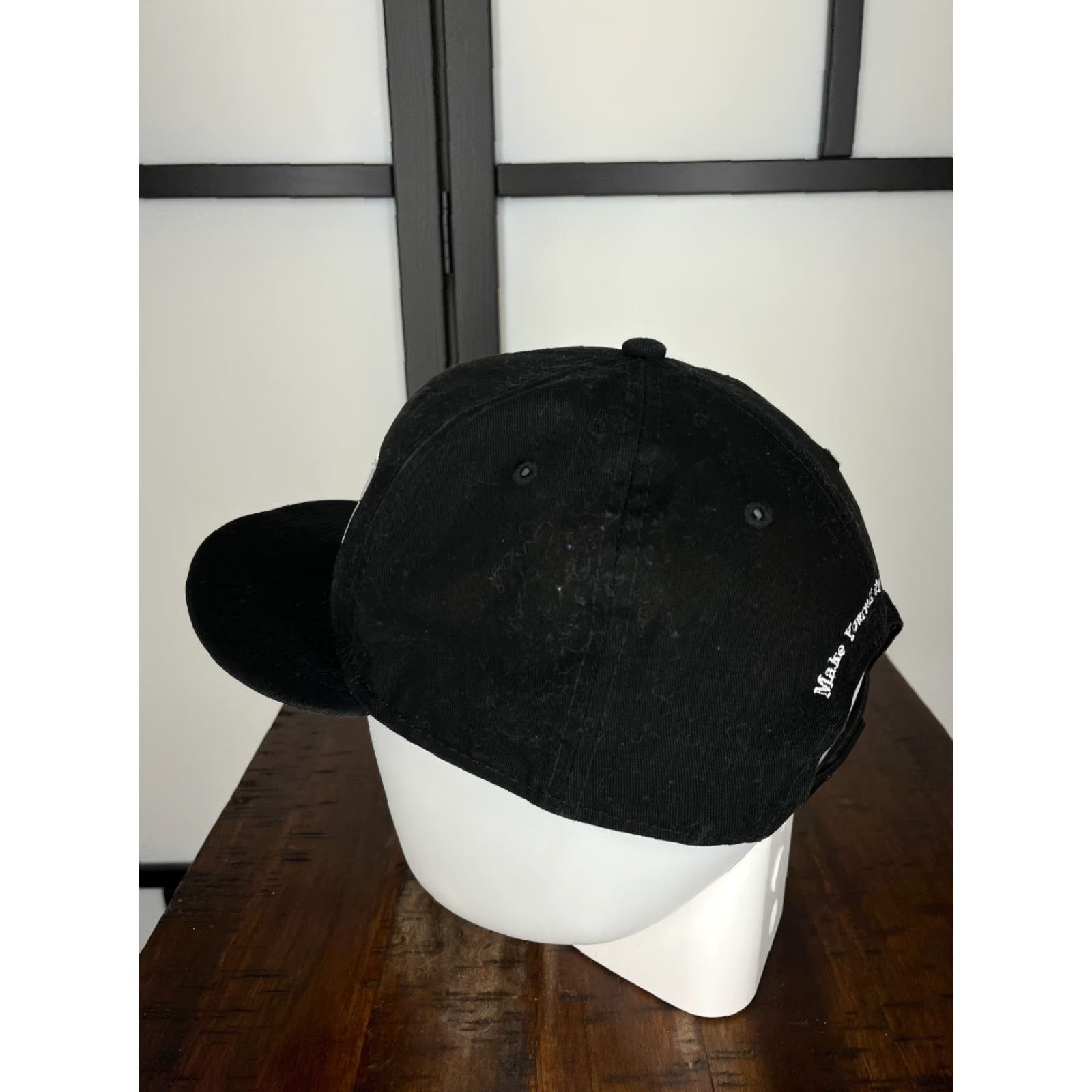 New Era New Era Hat Adult OS Black 9Fifty Cotton Snap Back Podcast Size ONE SIZE - 5 Thumbnail