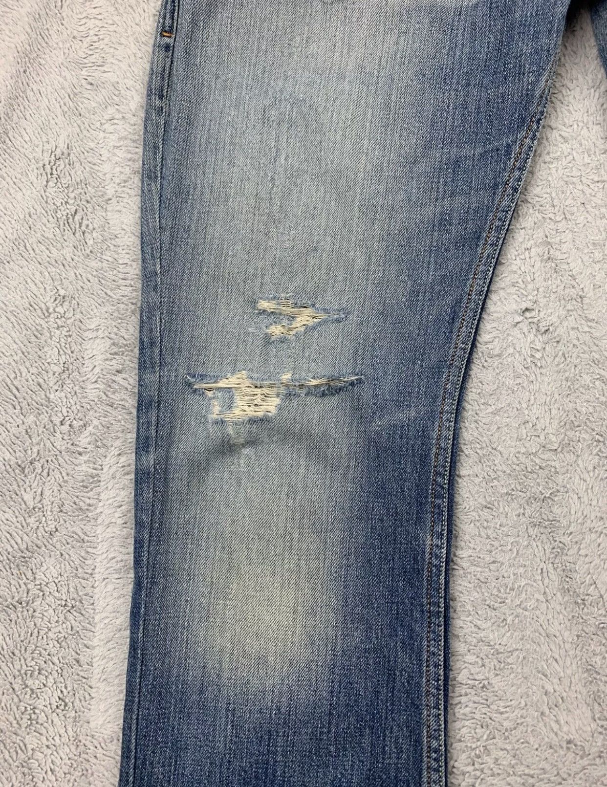 Diesel Diesel Zathan Men’s W34 L32 Distressed Made In Italy 0089J Size US 34 / EU 50 - 7 Thumbnail