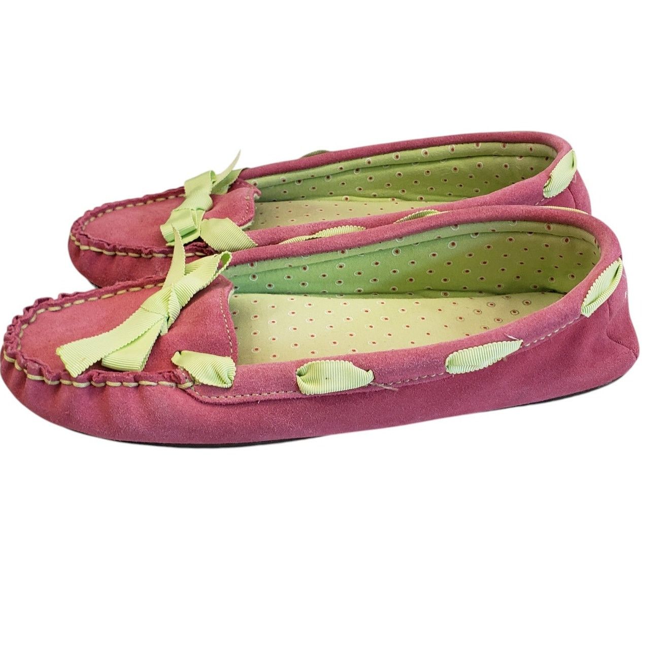 L.L. Bean L.L. Bean Womens Pink Leather Slippers Hearthside Size 10 Size US 10 / IT 40 - 10 Thumbnail