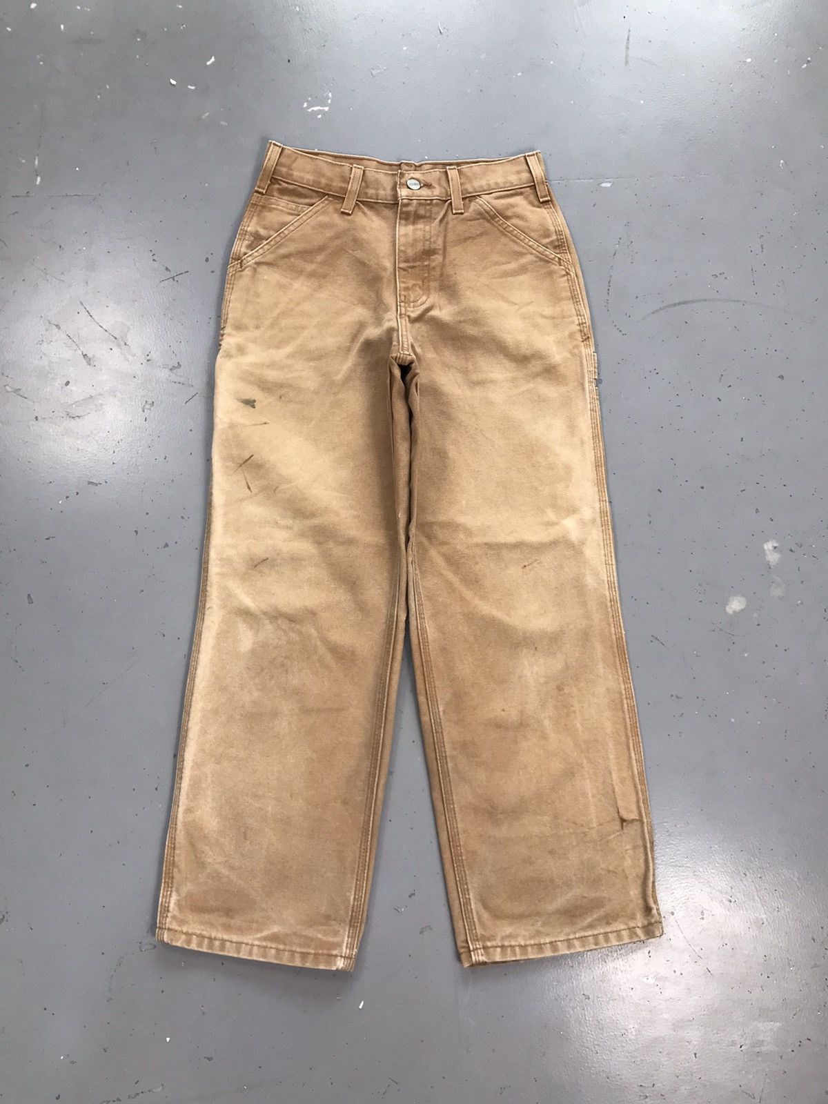 Carhartt × Vintage Vintage Carhartt Y26 BRN carpenter denim Size 26" / US 2 / IT 38 - 1 Thumbnail