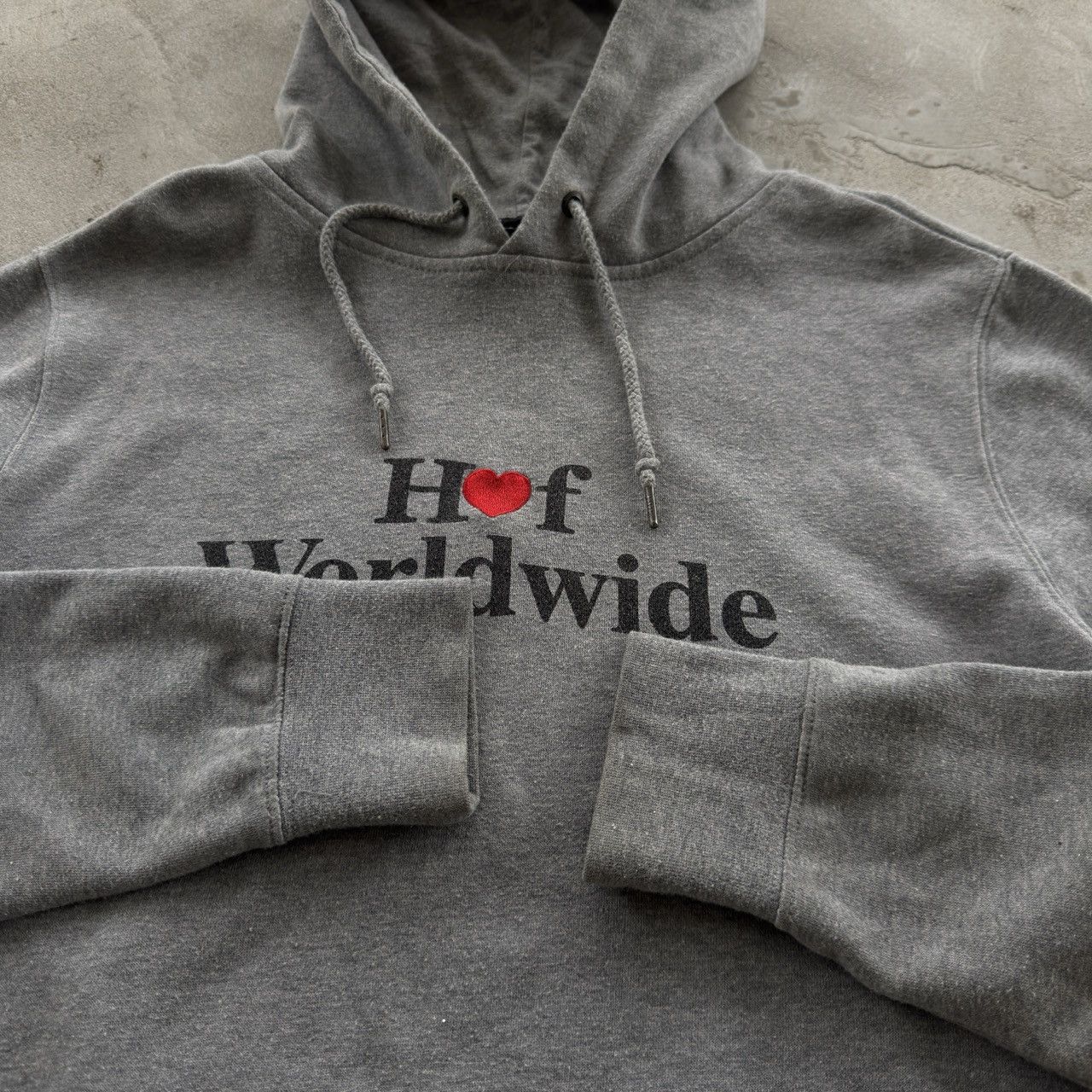 Huf Vintage 90s Huf Worldwide Hooded Sweatshirt Size US M / EU 48-50 / 2 - 4 Thumbnail