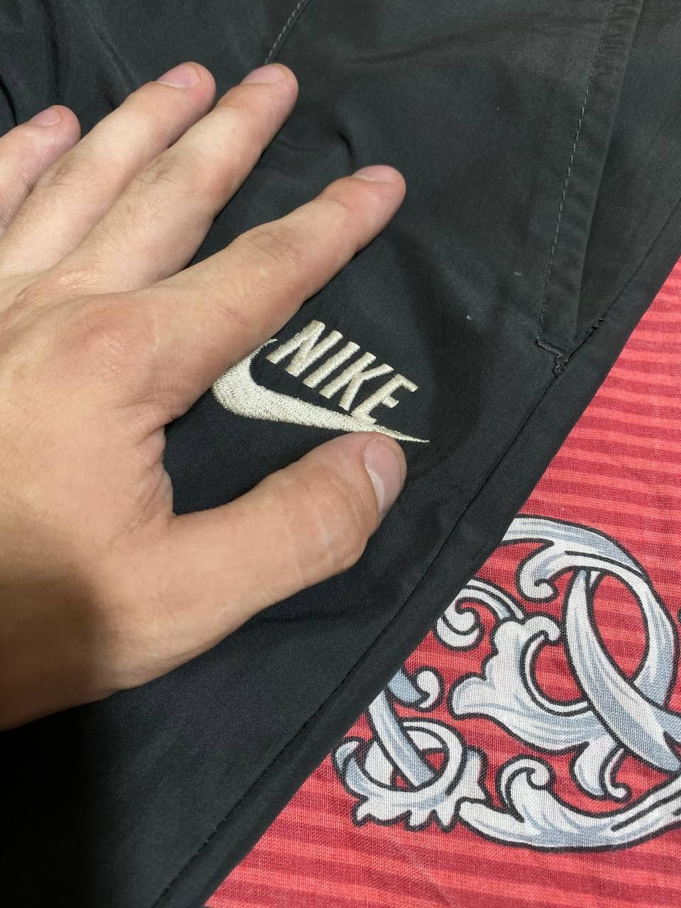 Nike × Vintage Vintage Nike Baggy Track Pants Y2K Drill Sweatpants USA 90s Size US 30 / EU 46 - 15 Thumbnail