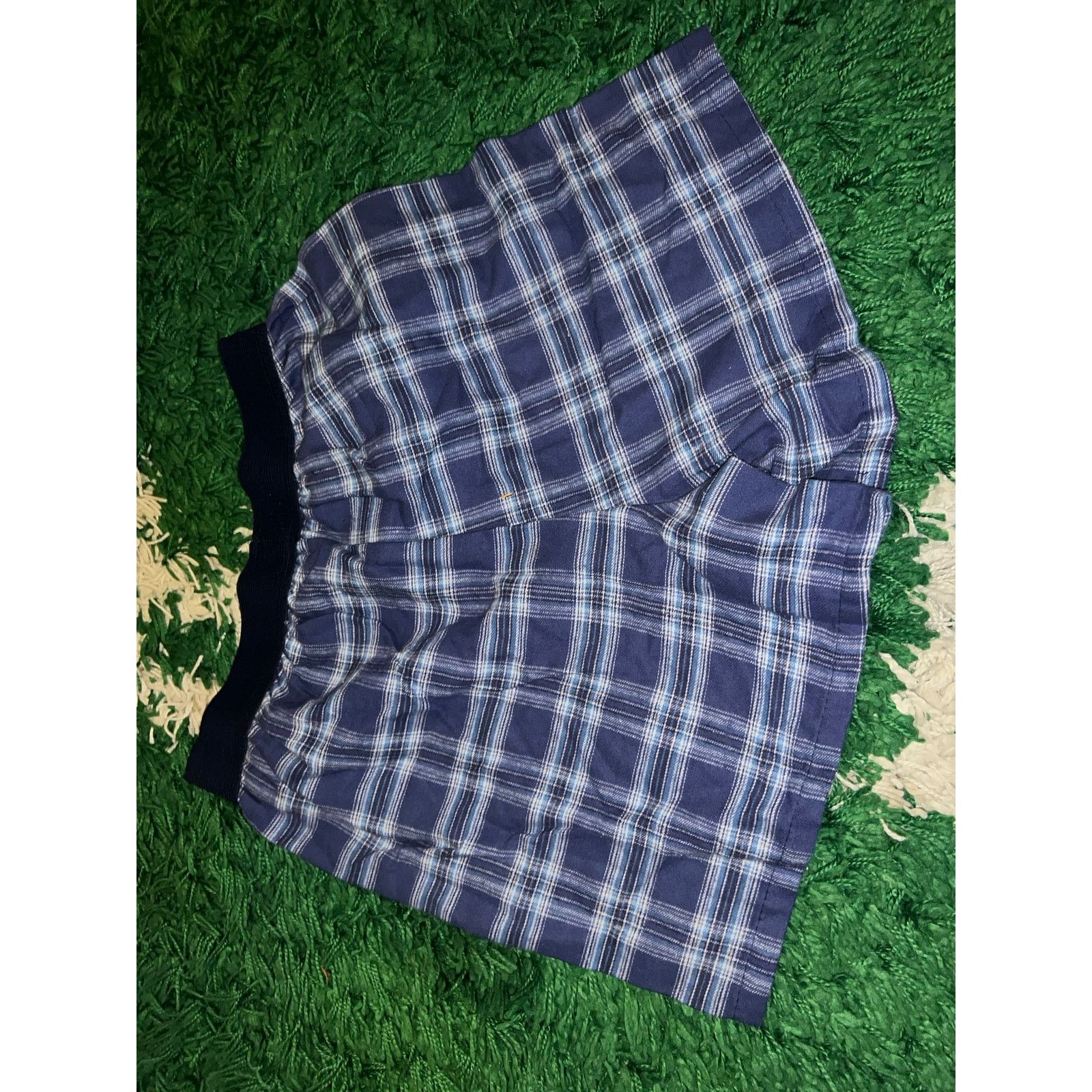 Vintage Women's Vintage Boxercraft Blue Plaid Boxers Briefs Women L Size 34" / US 12 / IT 48 - 5 Thumbnail