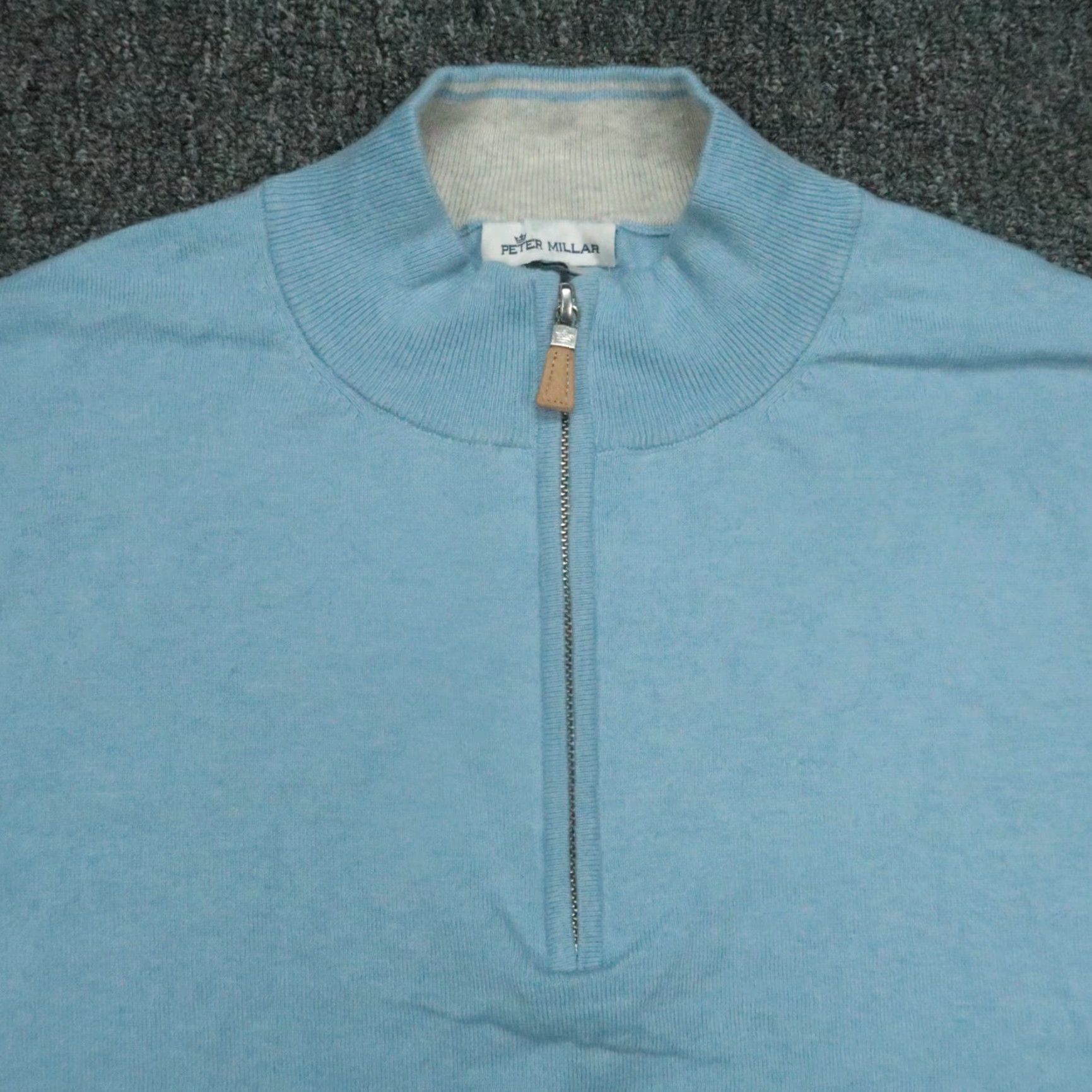Peter Millar Peter Millar Sweater Mens XL Blue Crown Soft Quarter Zip Pullover Size US XL / EU 56 / 4 - 2 Thumbnail