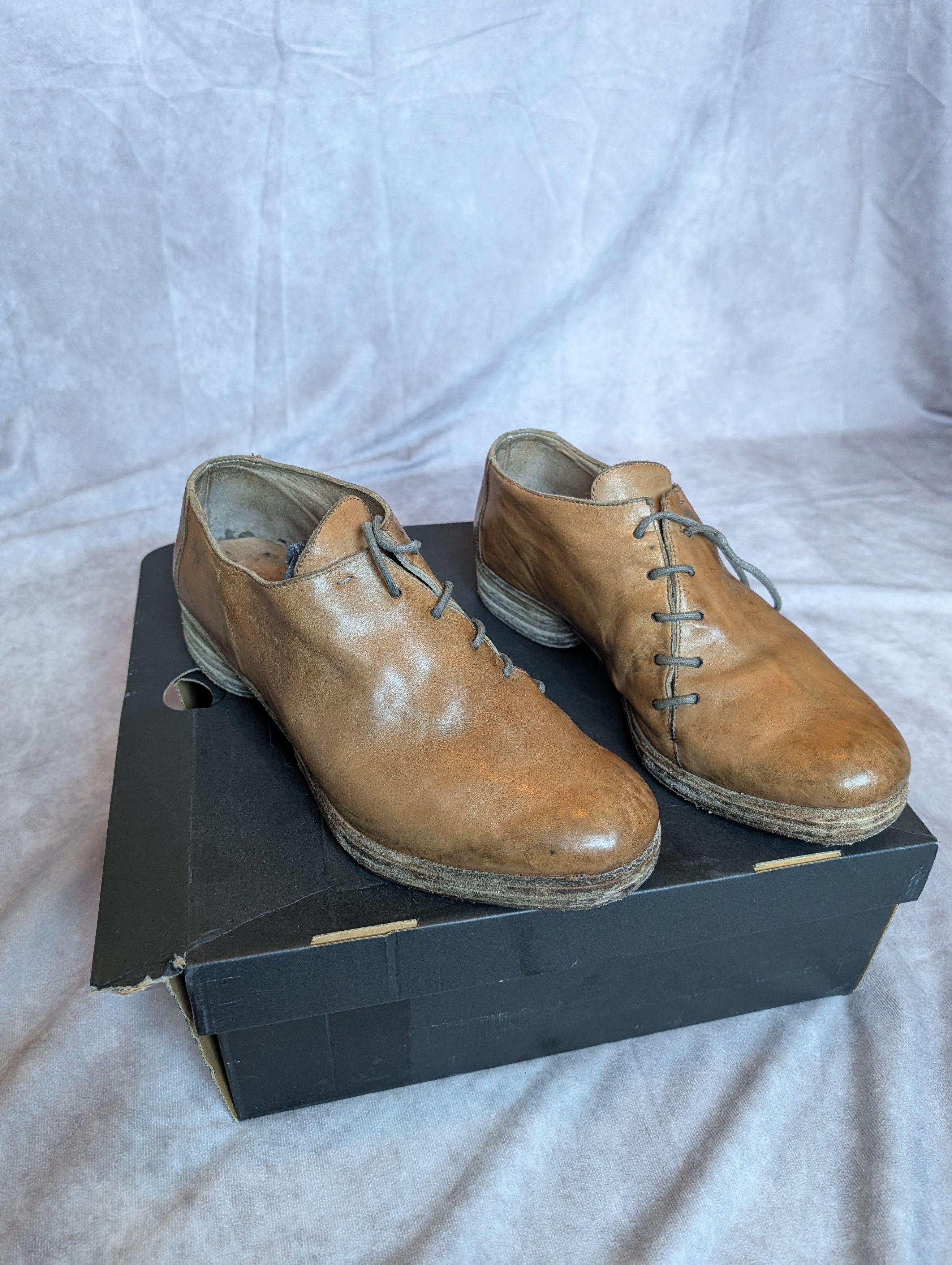 Devoa hoof heel horse leather derby Size US 9 / EU 42 - 3 Thumbnail
