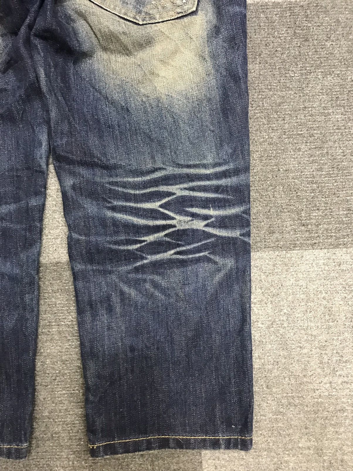 Seditionaries 💥VERYRARE💥LOLITA SKULL SHORT MUDWASH DISTRESSED DENIM F455 Size US 33 - 11 Thumbnail