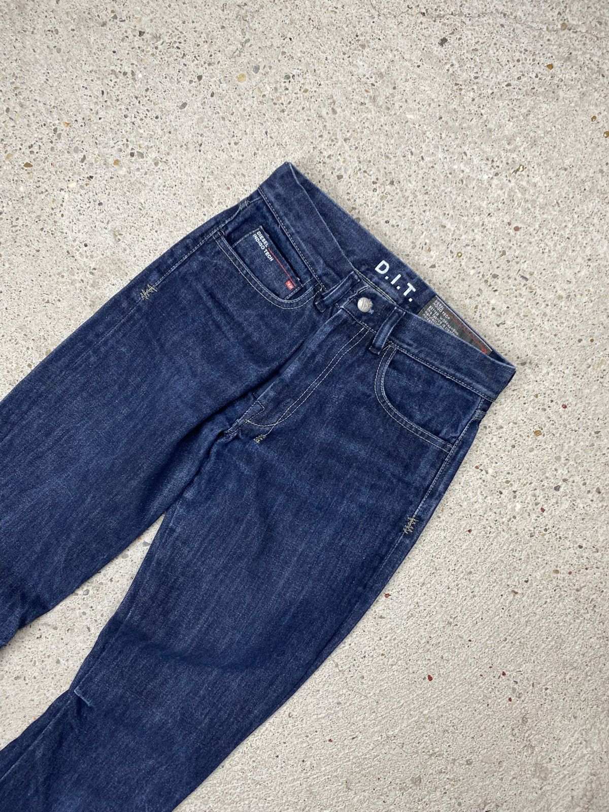 Diesel Diesel vintage dit flared bootcut jeans navy selvedge denim Size 27" / US 4 / IT 40 - 11 Thumbnail