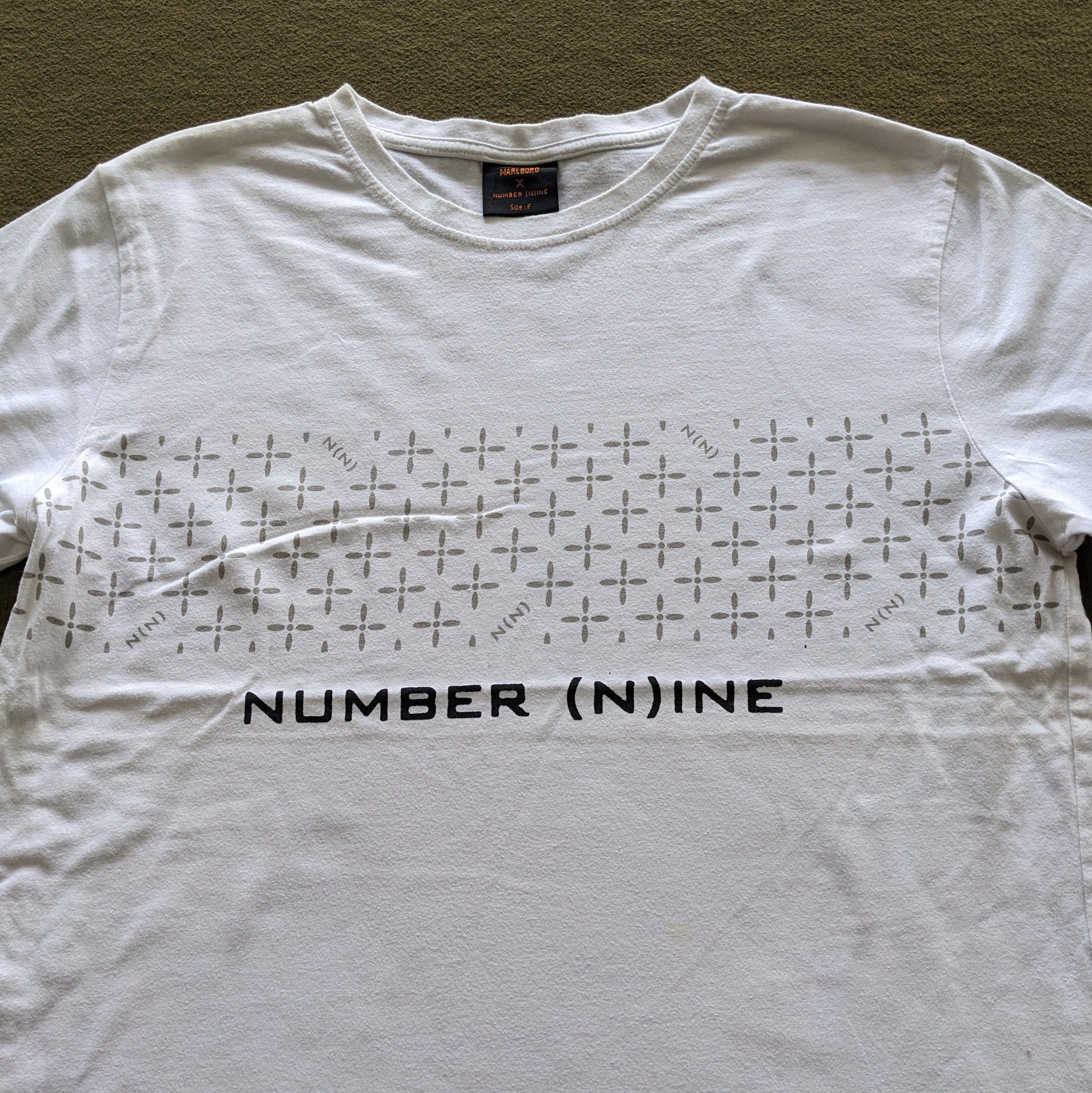 Number (N)ine Vintage Number Nine Japanese Fashion Brand Custom T-shirt Size US L / EU 52-54 / 3 - 2 Thumbnail
