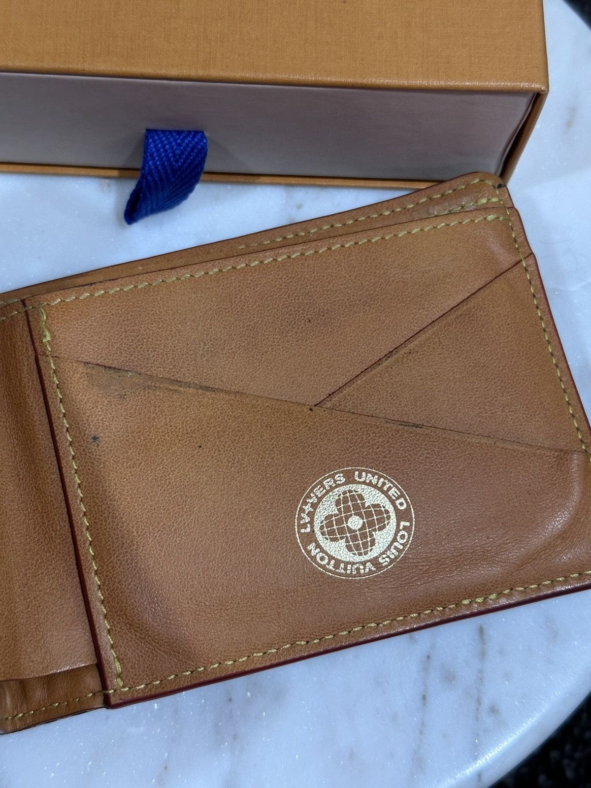 Louis Vuitton Louis Vuitton Pharrell Lovers Denim Damier Multiple Wallet Size ONE SIZE - 9 Thumbnail