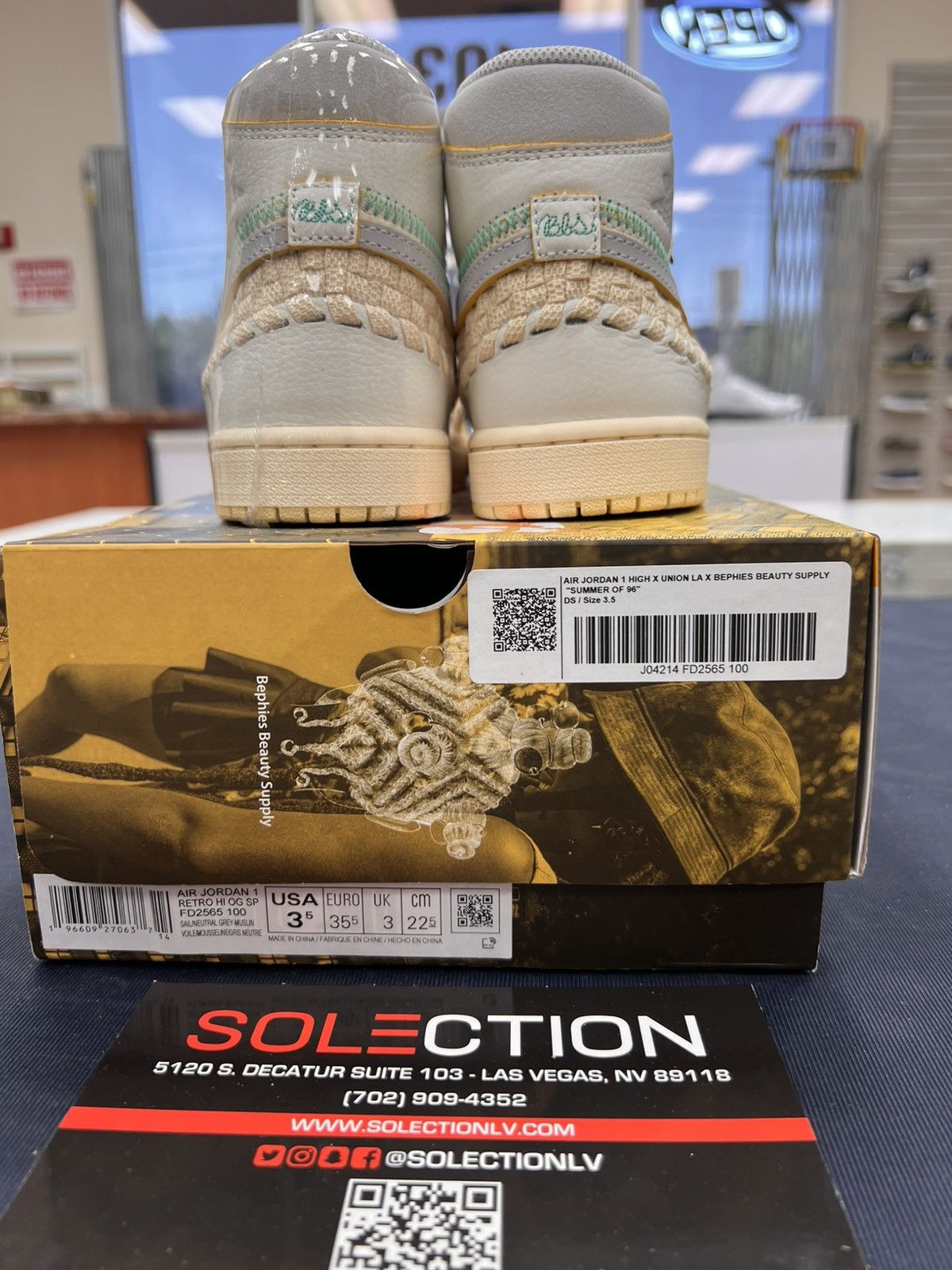 Jordan Brand Size 3.5Y Air Jordan X Union 1 Retro High “Summer of 96” Size US 5 / EU 37 - 3 Thumbnail