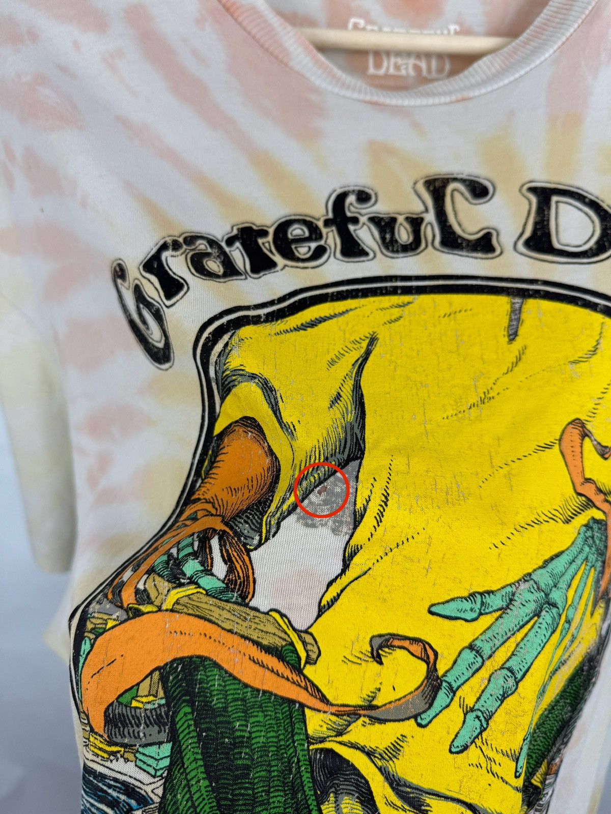 Grateful Dead 🇺🇸 Y2K Grateful Dead 1974 Miami Florida Tye Dye Tee Reprint Size US M / EU 48-50 / 2 - 12 Thumbnail