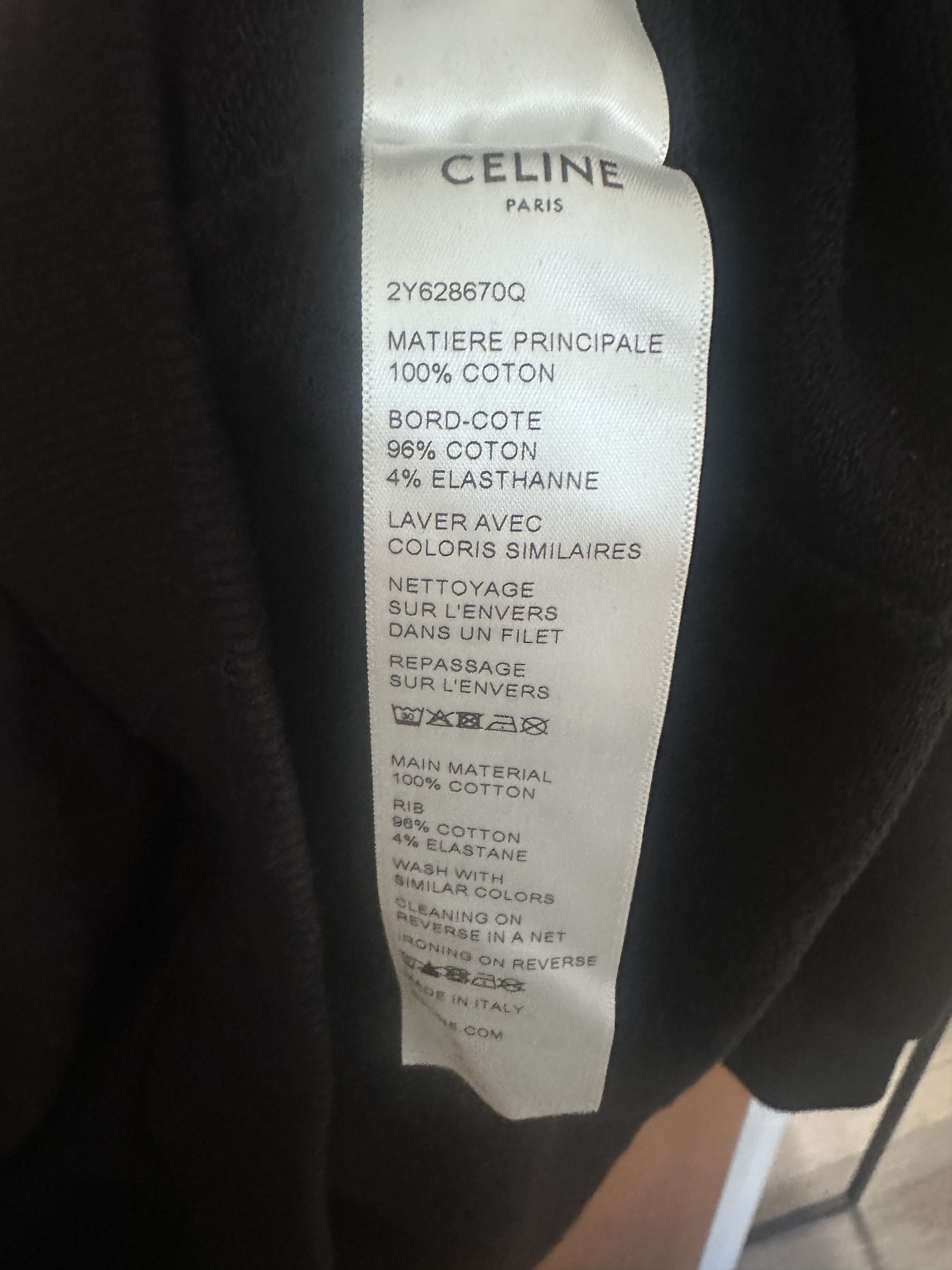 Celine CELINE x Scott Daniel Ellison Black Sweatshirt XXL Size US XXL / EU 58 / 5 - 4 Thumbnail
