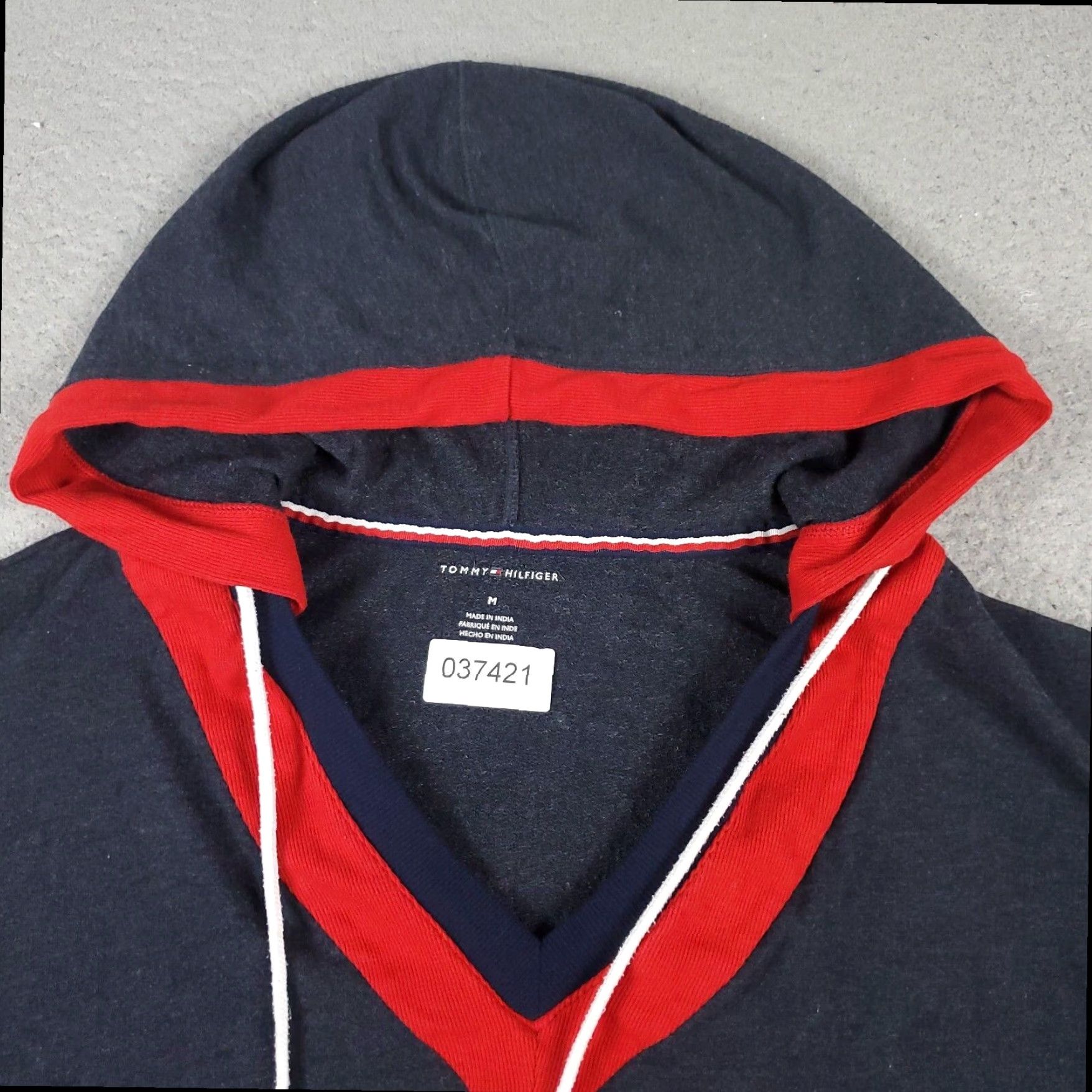 Tommy Hilfiger Tommy Hilfiger Womens Medium Blue Sweater Crop Top Pullover Hoodie Size M / US 6-8 / IT 42-44 - 2 Thumbnail