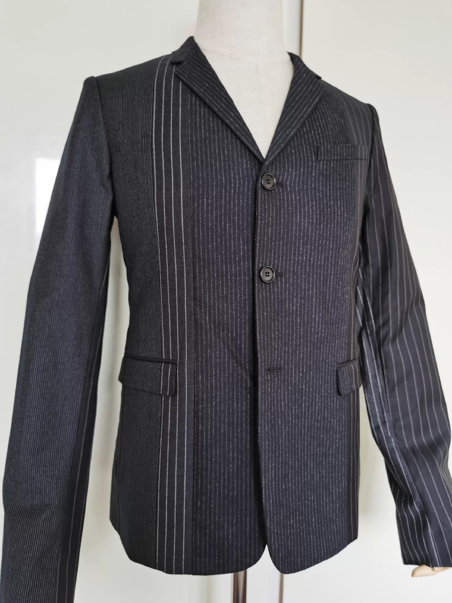 Dior DIOR HOMME Color - Blocked Wool Blazer 48 Worn 2x Size 48R - 2 Thumbnail