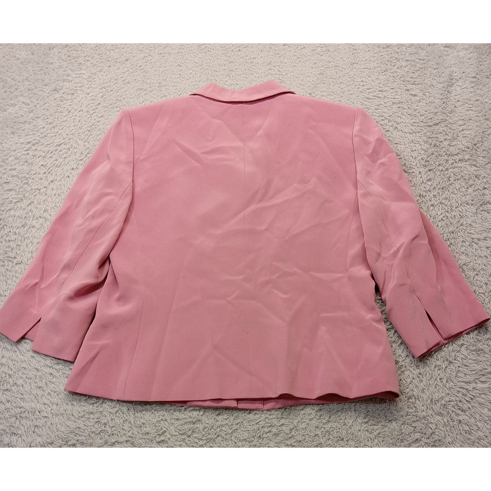 & Other Stories Petite Sophisticate Blazer Jacket 4 Women's Silk Lined Rose Size S / US 4 / IT 40 - 3 Thumbnail