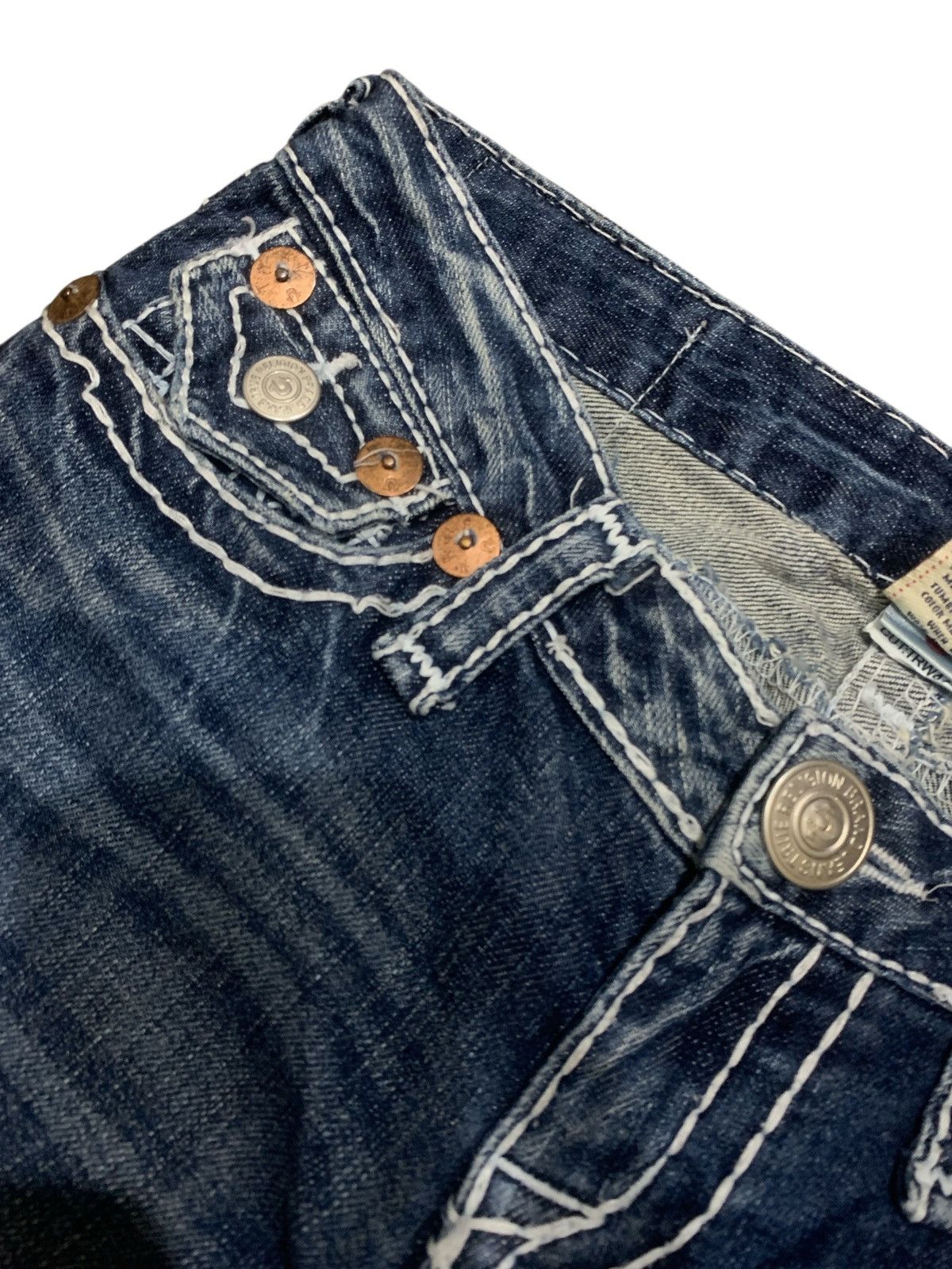 True Religion Vintage True Religion Billy Super T Low Rise Denim Size 29" - 3 Thumbnail