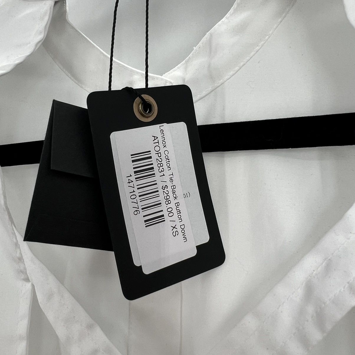 Marissa Webb NWT Marissa Webb Lennox Cotton Tie-Back Button Shirt Top Size XS / US 0-2 / IT 36-38 - 7 Thumbnail