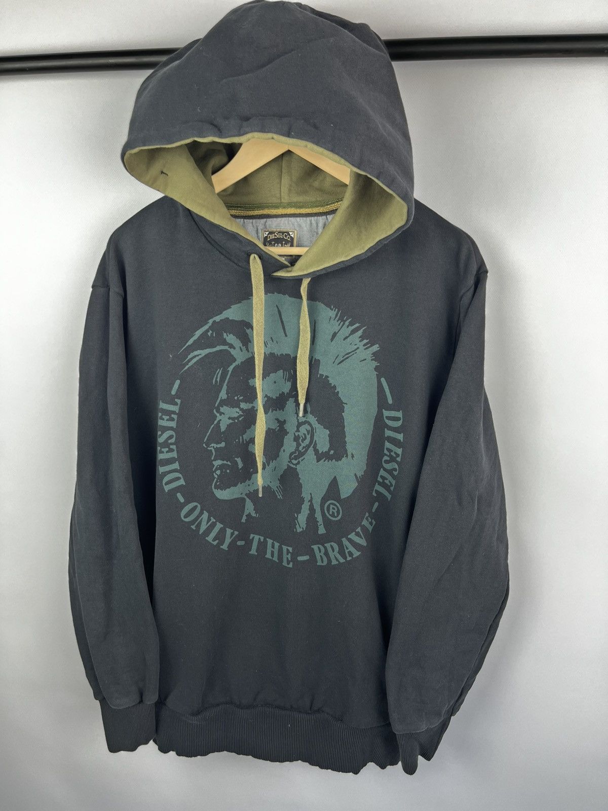 Diesel Diesel punk hoodie vintage big logo y2k Size US XXL / EU 58 / 5 - 2 Thumbnail