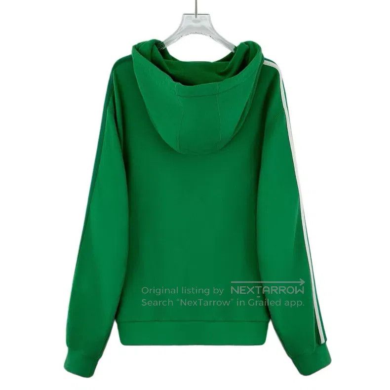 Gucci Gucci Green logo printed cotton hooded drawstring long-sle Size M / US 6-8 / IT 42-44 - 2 Thumbnail