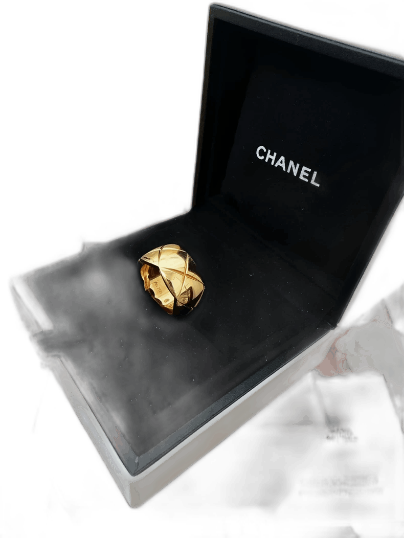 Chanel Chanel Coco Crush Wide Gold Ring Size ONE SIZE - 1 Thumbnail
