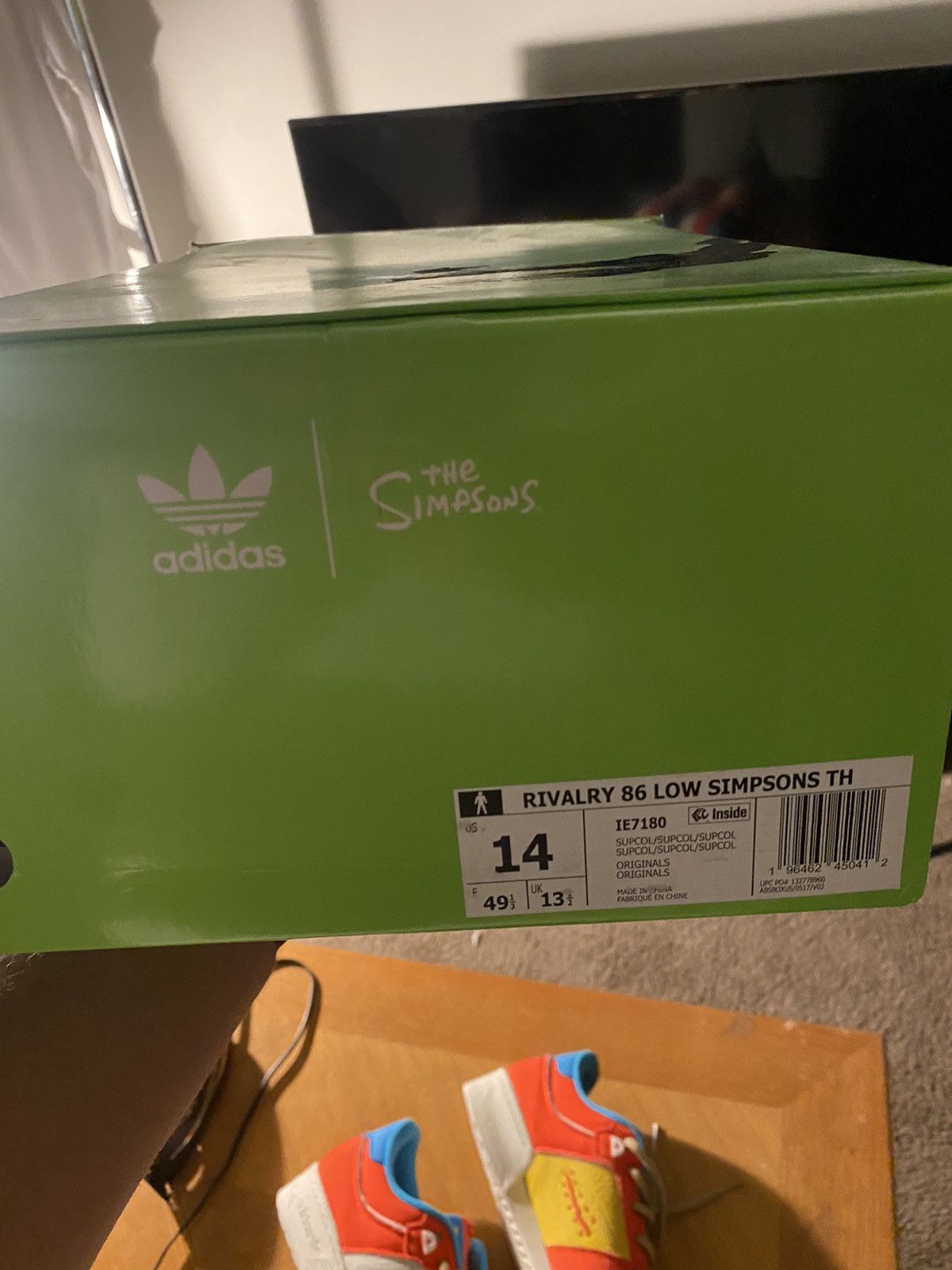 Adidas Rivalry 86 Low Simpson Tn Size US 14 / EU 47 - 7 Thumbnail