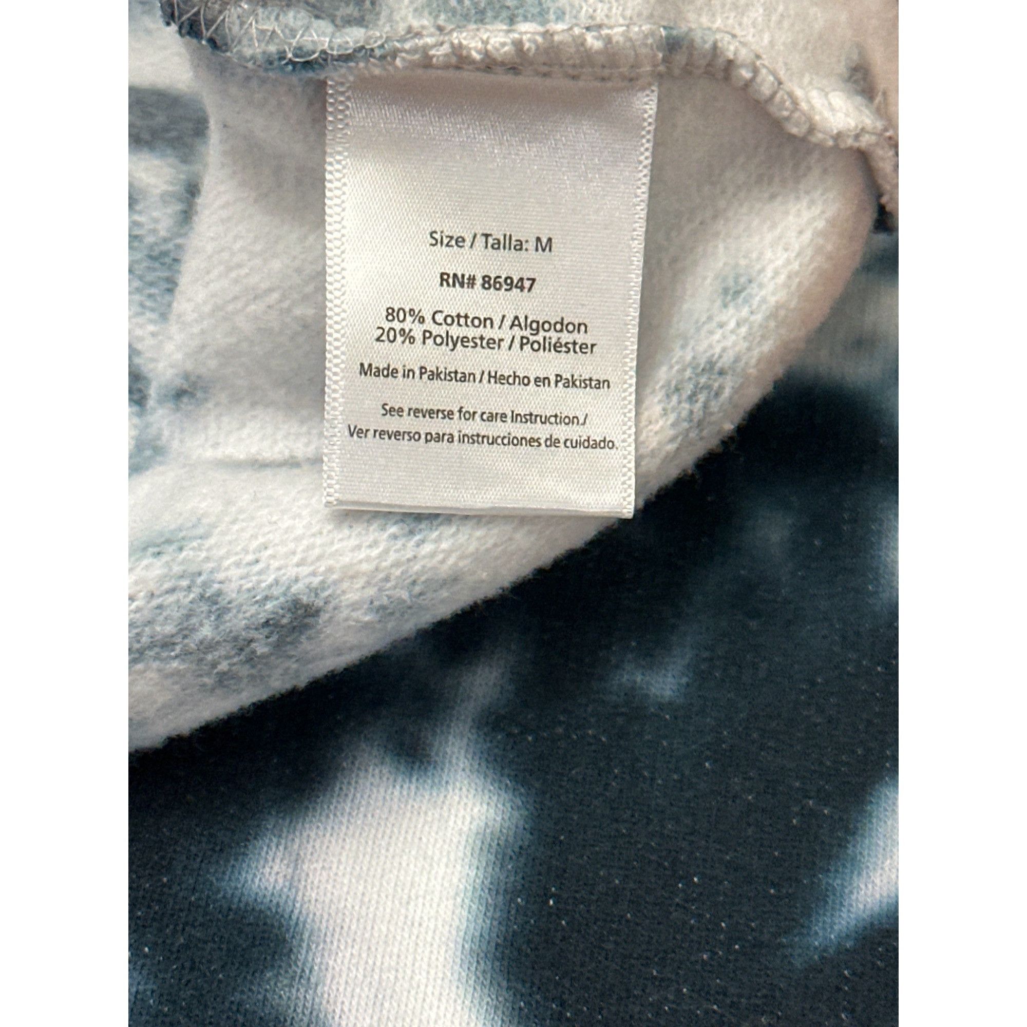 AC/DC ACDC Black White Tie Dye Cropped Hoodie Sweatshirt Graphic L Size M / US 6-8 / IT 42-44 - 10 Thumbnail