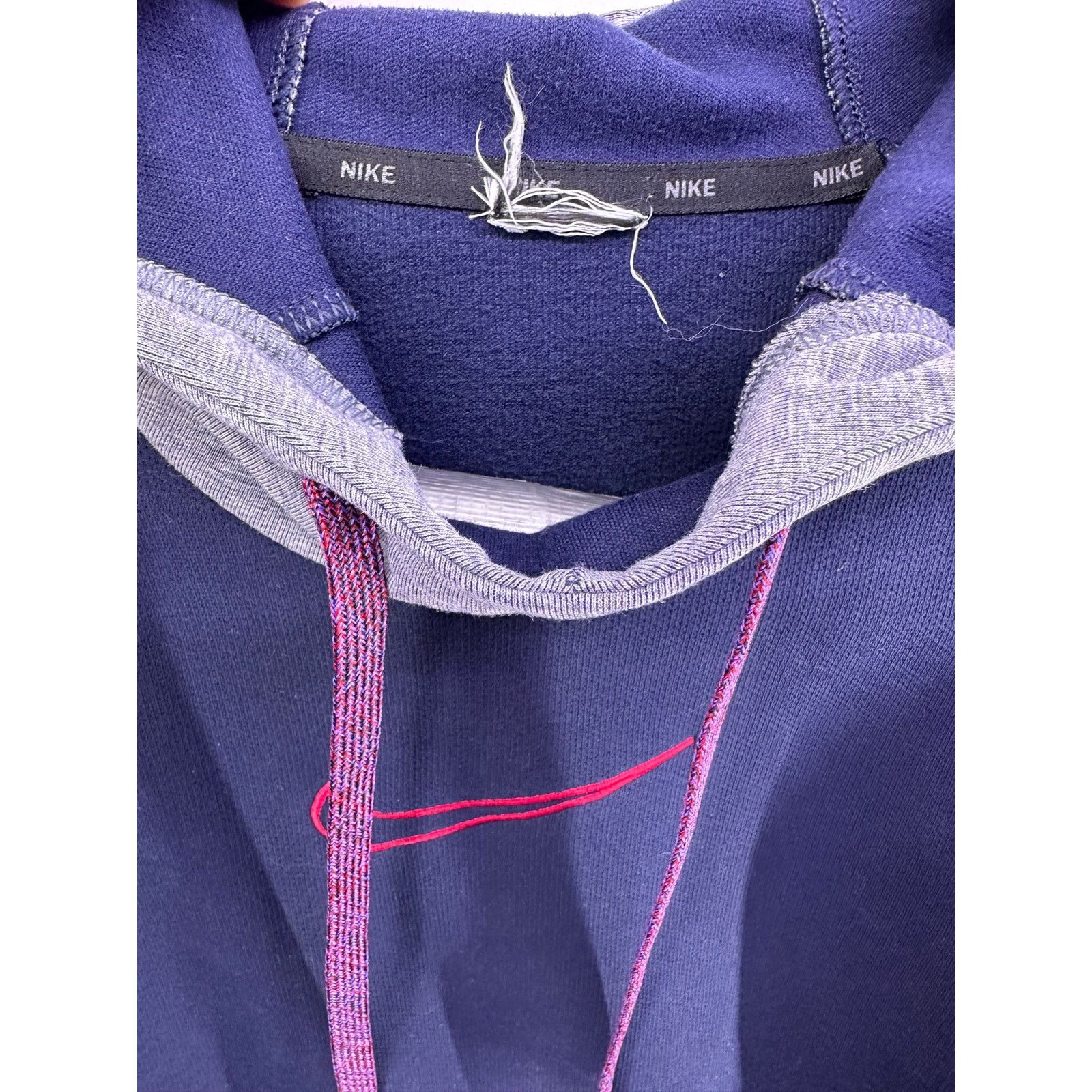 Nike NikeGray Blue Therma Fit Center SwooshHoodie Sz medium Size US M / EU 48-50 / 2 - 7 Thumbnail