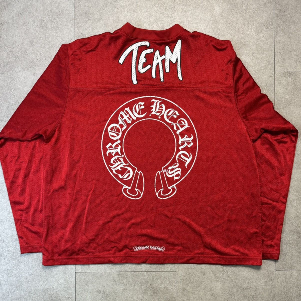 Chrome Hearts Chrome Hearts Mesh Jersey Red Long Sleeve Size US XL / EU 56 / 4 - 2 Thumbnail