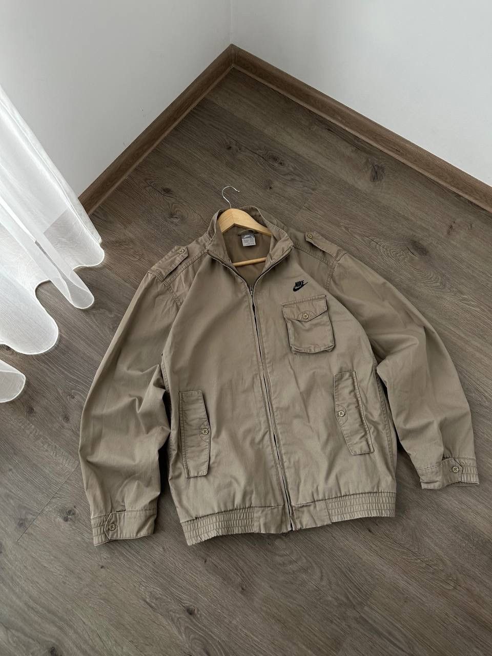 Nike × Nike ACG × Vintage Vintage Nike Beige Pocket Jacket Size US L / EU 52-54 / 3 - 5 Thumbnail