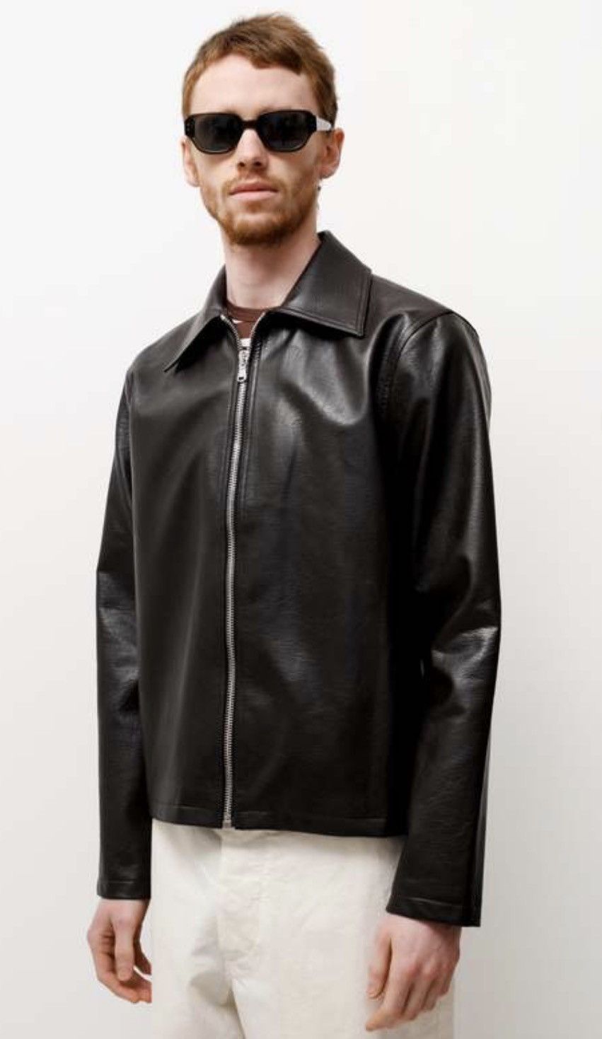 Sefr Séfr Truth Jacket - Coffee Brown (Faux Leather) Size US M / EU 48-50 / 2 - 6 Thumbnail