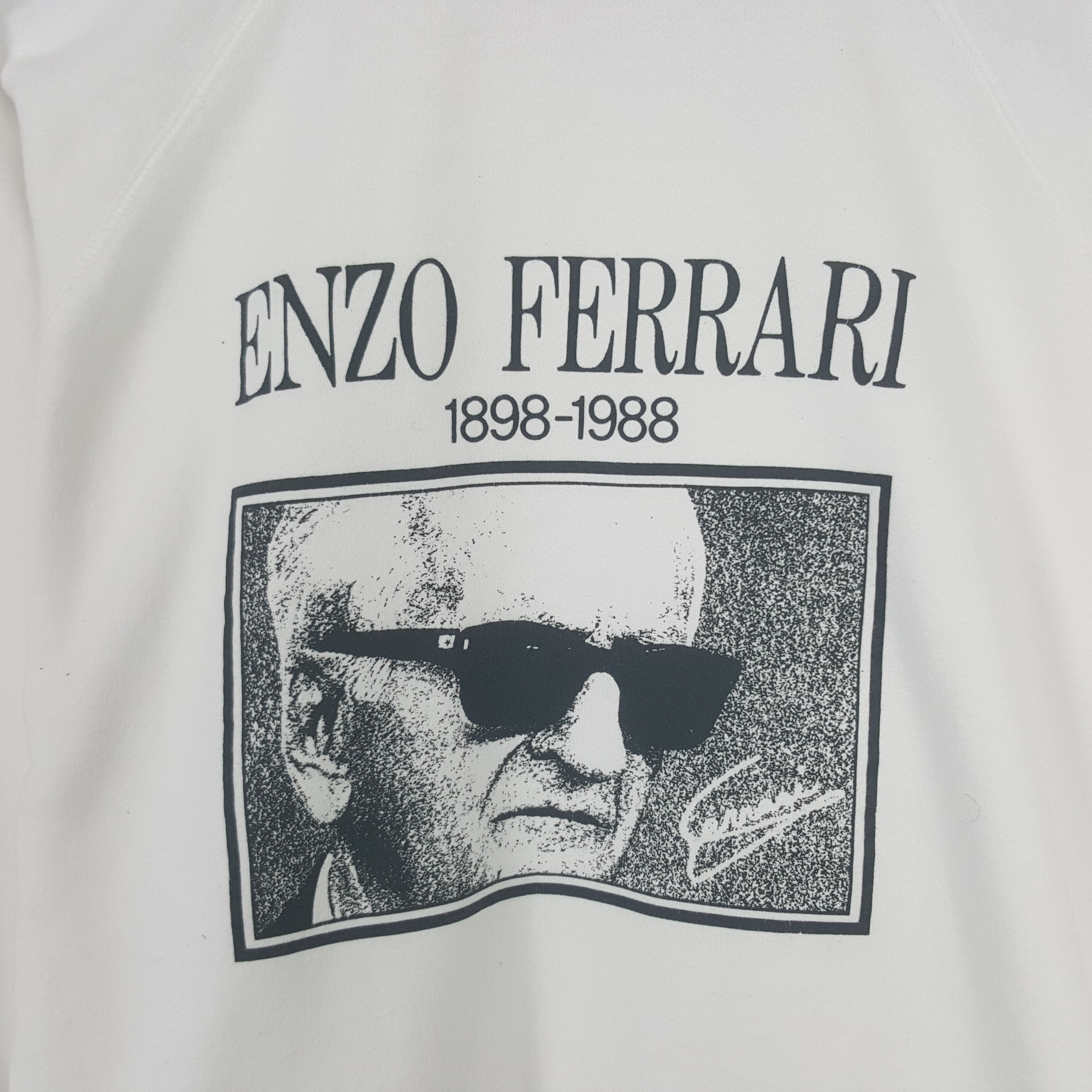 Ferrari × Vintage Vintage Enzo Ferrari Sweatshirt Size US M / EU 48-50 / 2 - 2 Thumbnail