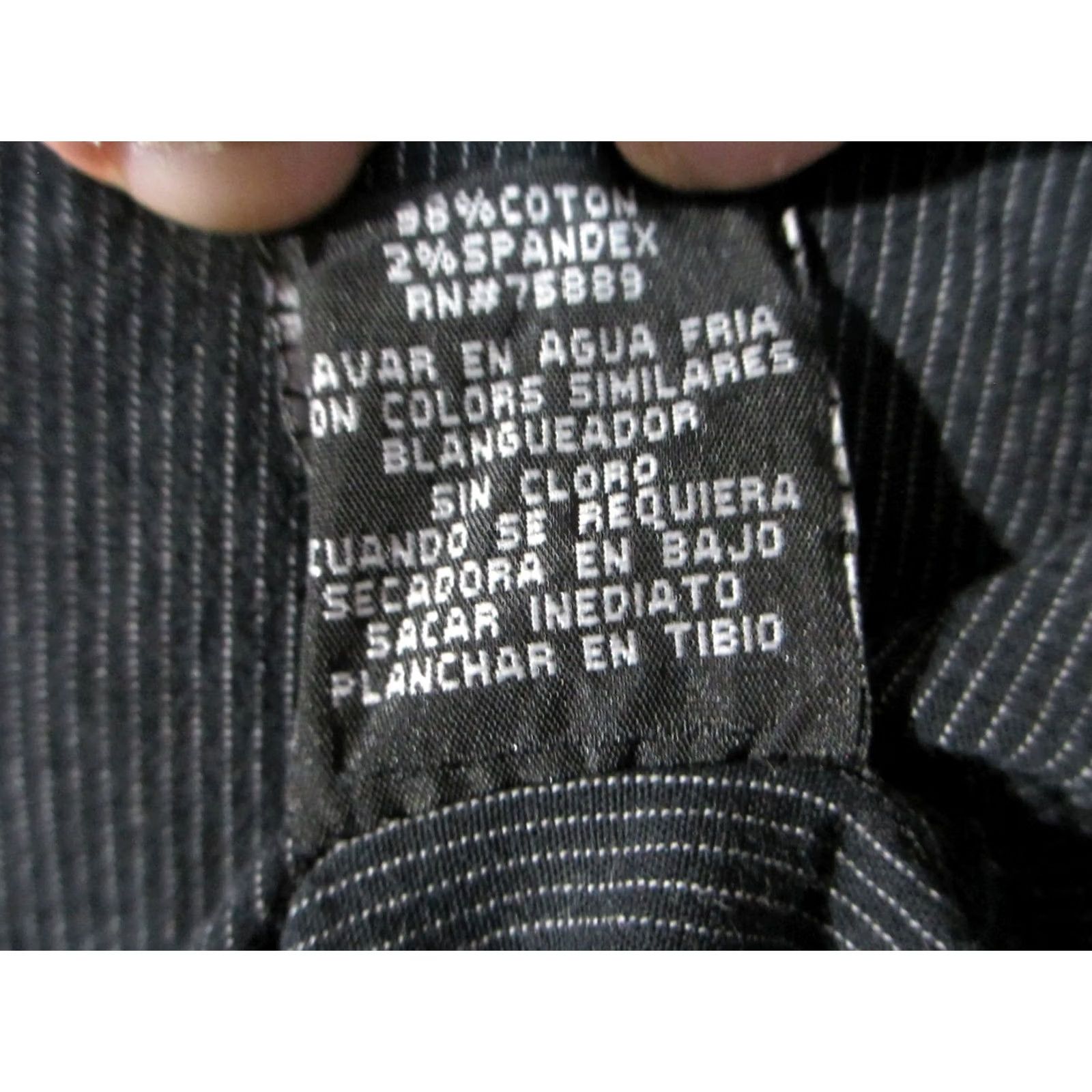 Buckle Black Buckle Black Label Shirt Mens XL Striped Athletic Fit Short Sleeve Stretch Pearl Snap Button-Up Casual Workwear Womens? Size US XL / EU 56 / 4 - 5 Thumbnail