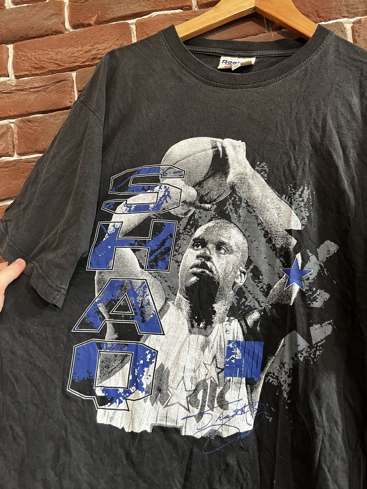 NBA Vintage 90s Reebok NBA Shaq O Neal Orlando Magic XL Black Size US XL / EU 56 / 4 - 3 Thumbnail
