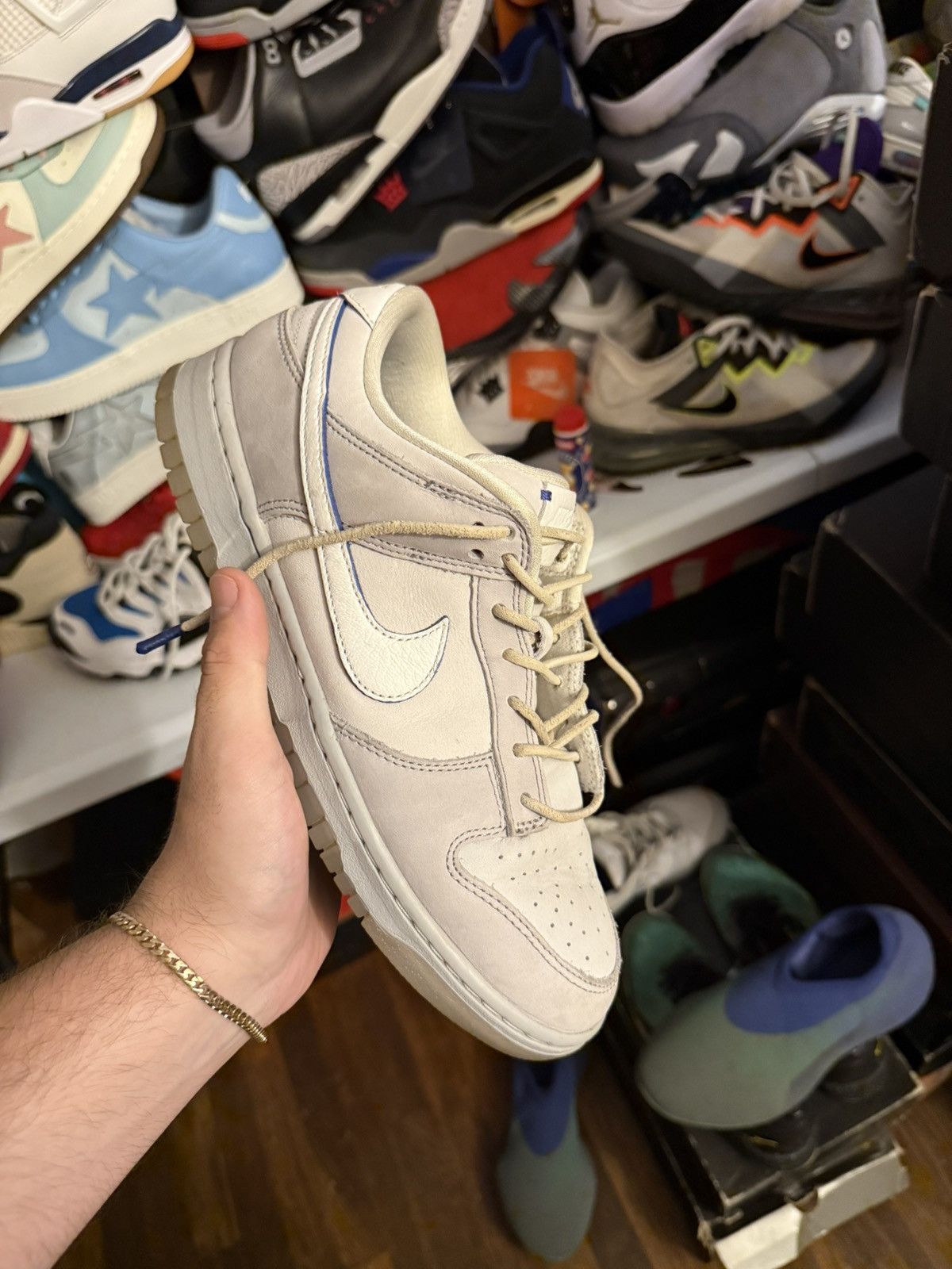 Nike Nike dunk low pure platinum size 9.5 Size US 9.5 / EU 42-43 - 1 Thumbnail