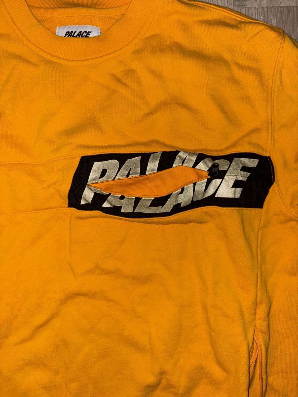 Palace Palace Sweatshirt L Cotton Gold Size US L / EU 52-54 / 3 - 3 Thumbnail
