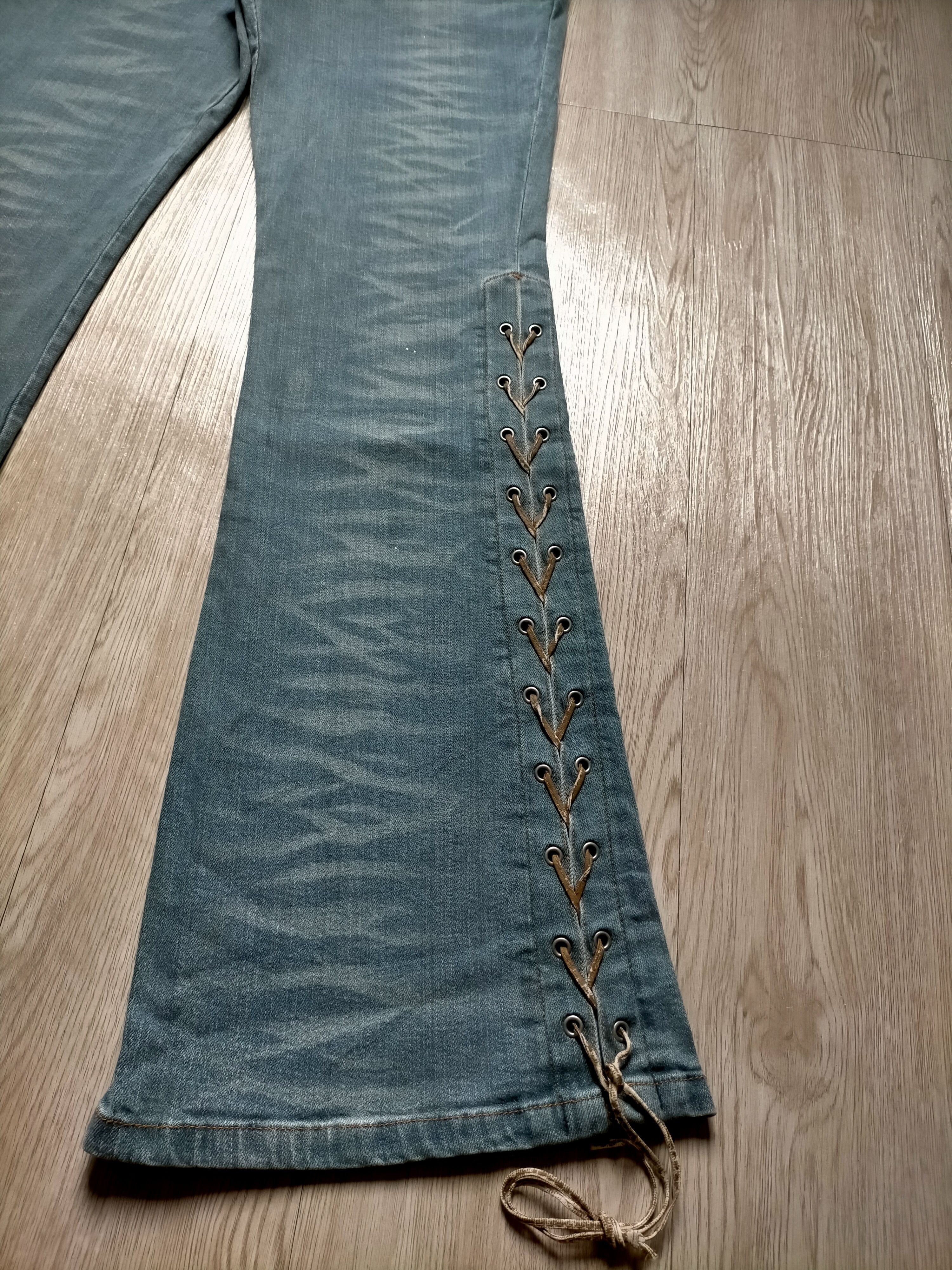 If Six Was Nine Flare Jeans Jouer Aux Echecs Boot cut Denim Size US 28 / EU 44 - 11 Thumbnail