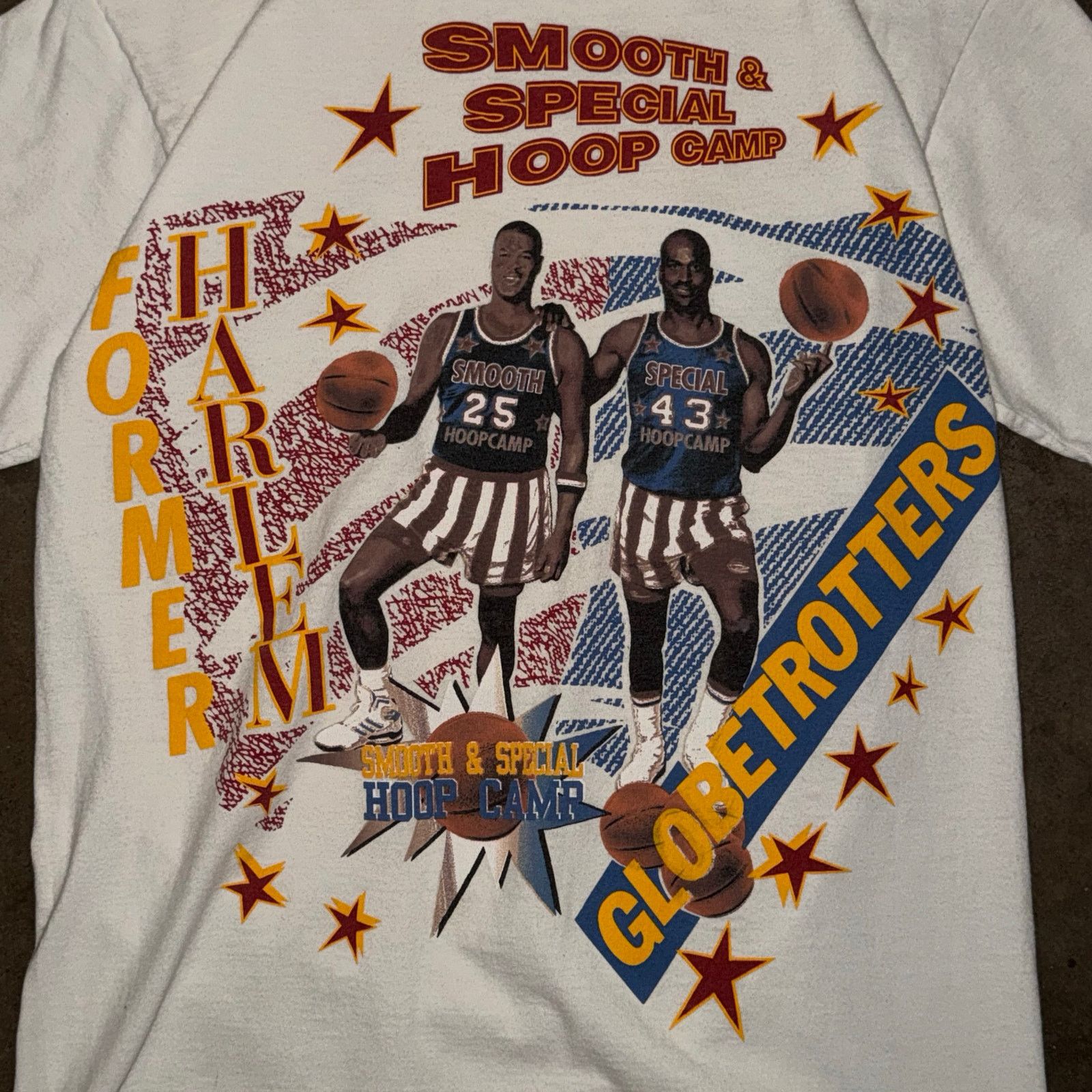 Anvil 1990s Harlem Globetrotters Hoop Camp Tee Size US S / EU 44-46 / 1 - 2 Thumbnail