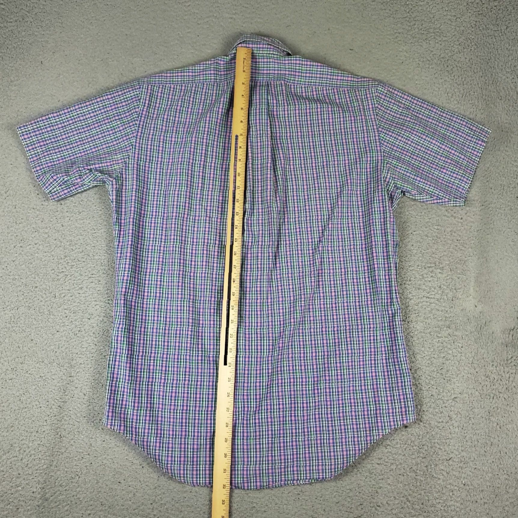 Ralph Lauren Ralph Lauren Shirt Mens Small Blue Plaid Pony Classic Fit Button Up Short Sleeve Size US S / EU 44-46 / 1 - 5 Thumbnail