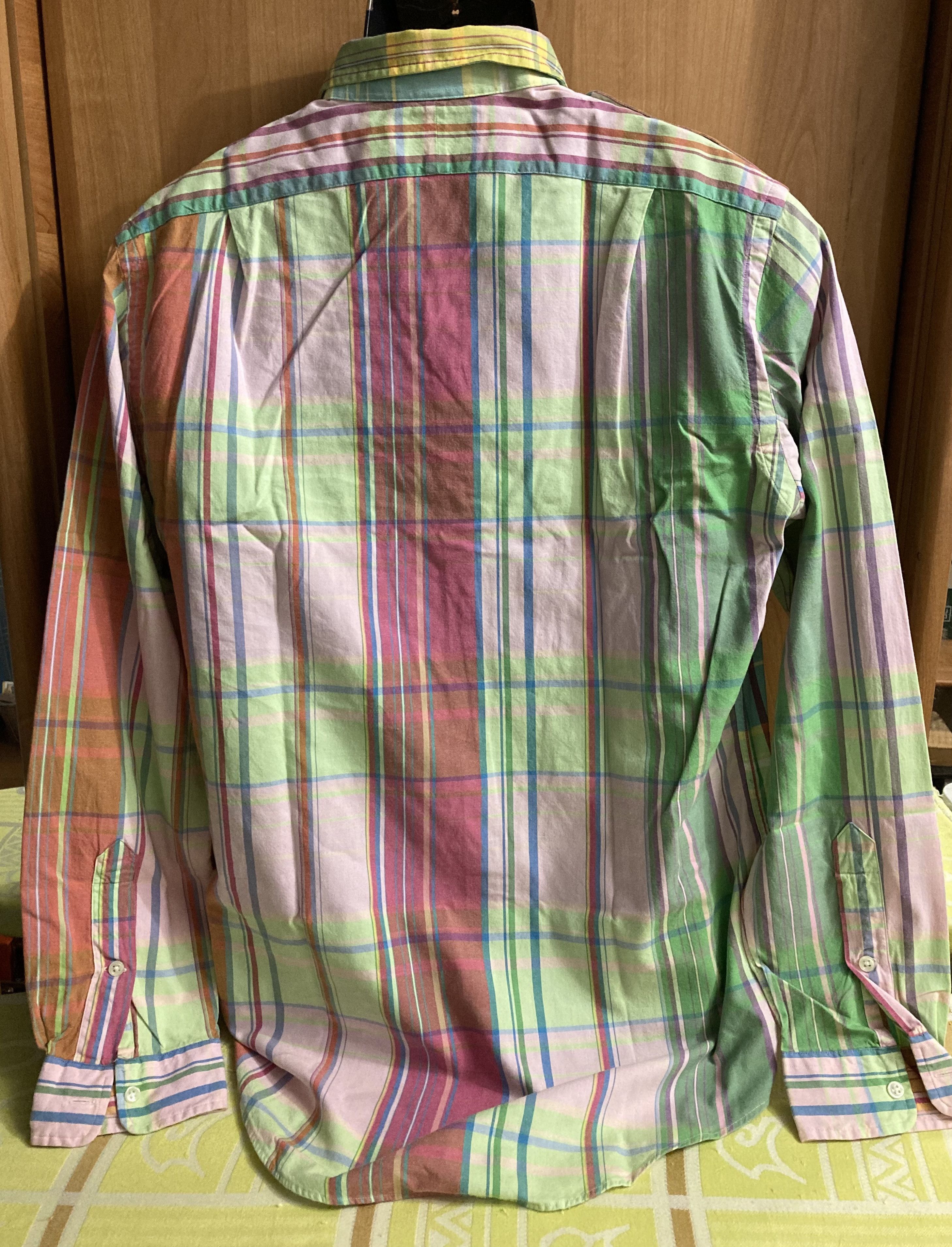 Polo Ralph Lauren × Ralph Lauren × Vintage Vintage Polo Ralph Lauren Shirt Trim Military Size US L / EU 52-54 / 3 - 2 Thumbnail