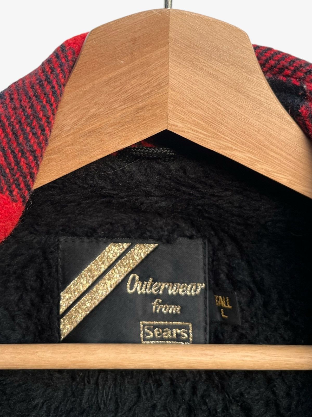 Sears Vintage 80’s Sears Buffalo Plaid Flannel Jacket Size US L / EU 52-54 / 3 - 9 Thumbnail