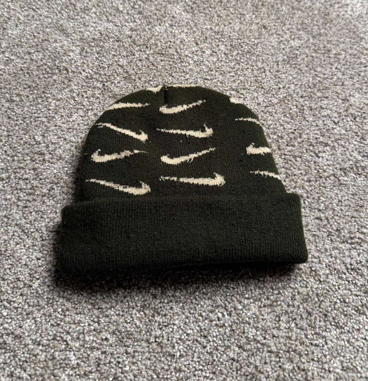 Nike NIKE FOREST GREEN AOP BEANIE Size ONE SIZE - 3 Thumbnail