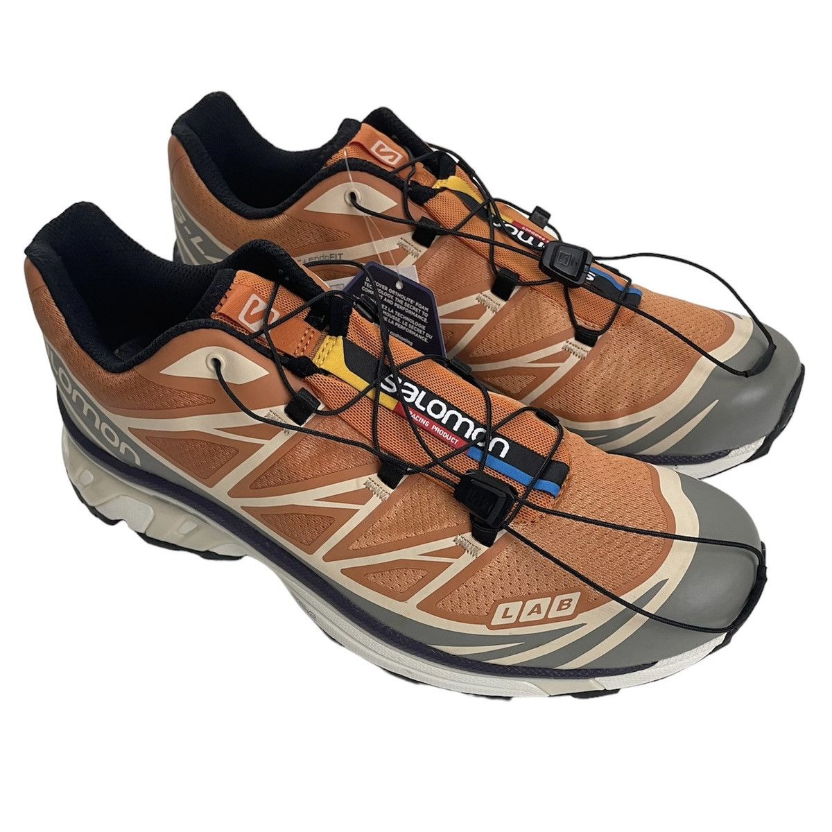 image of No More Drops. Salomon Xt-6 Apricot Buff Size 10.5 Shoes, Men's