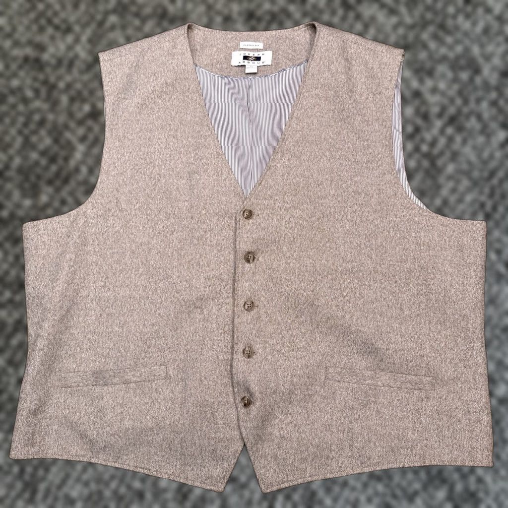 Joseph Abboud **Joseph Abboud Suit Vest Mens 3X Brown Classic Regular New** User: Joseph Abboud Suit Vest Mens 3X Brown Classic Regular New Size 48R - 1 Thumbnail