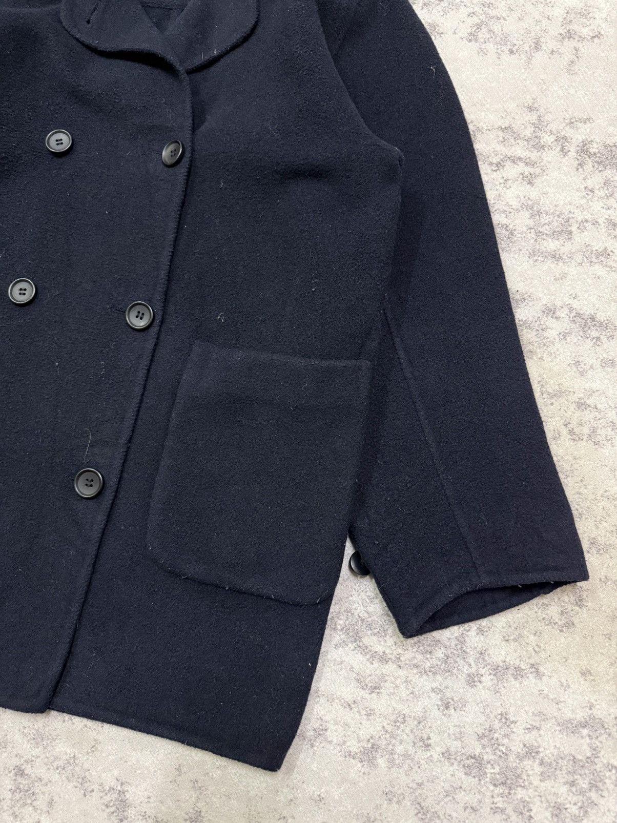 Uniqlo COMPTOIR DES COTONNIERS UNIQLO WOOL DOUBLE FACE COAT JACKET Size M / US 6-8 / IT 42-44 - 4 Thumbnail