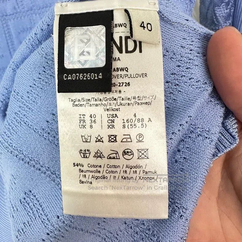 Fendi Fendi Double F logo print knitted short sleeve Size XS / US 0-2 / IT 36-38 - 4 Thumbnail