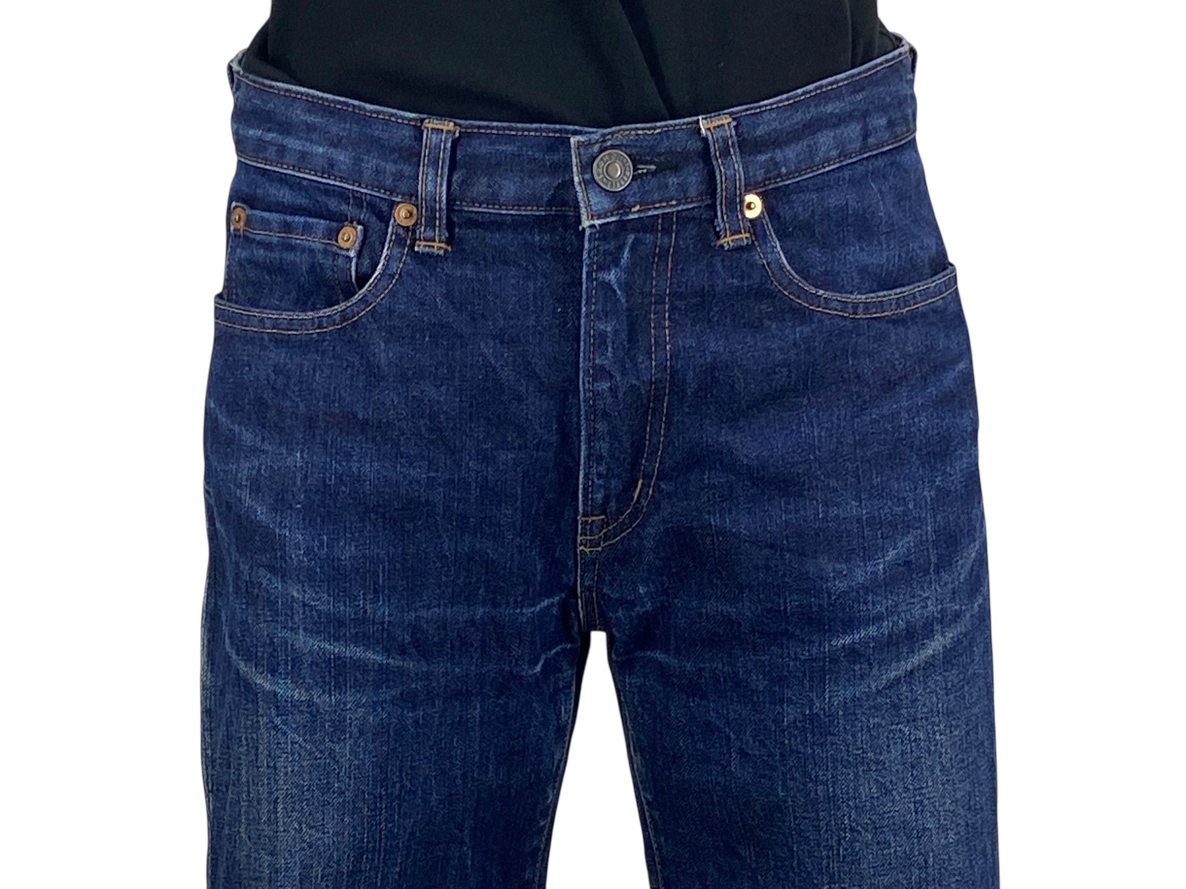 Japanese Brand HRM Tapered Leg Jeans Size US 28 / EU 44 - 3 Thumbnail