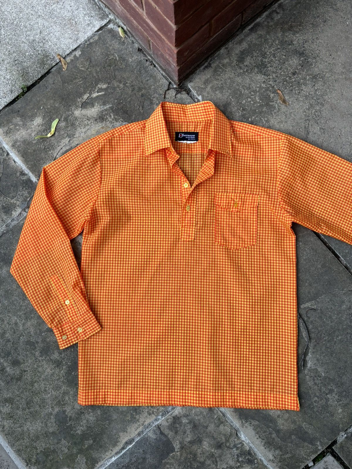 Japanese Brand × Obermeyer × Vintage 1970s Obermeyer Wind Shirt Vintage Anorak Nylon Japan Gorp Size US S / EU 44-46 / 1 - 2 Thumbnail